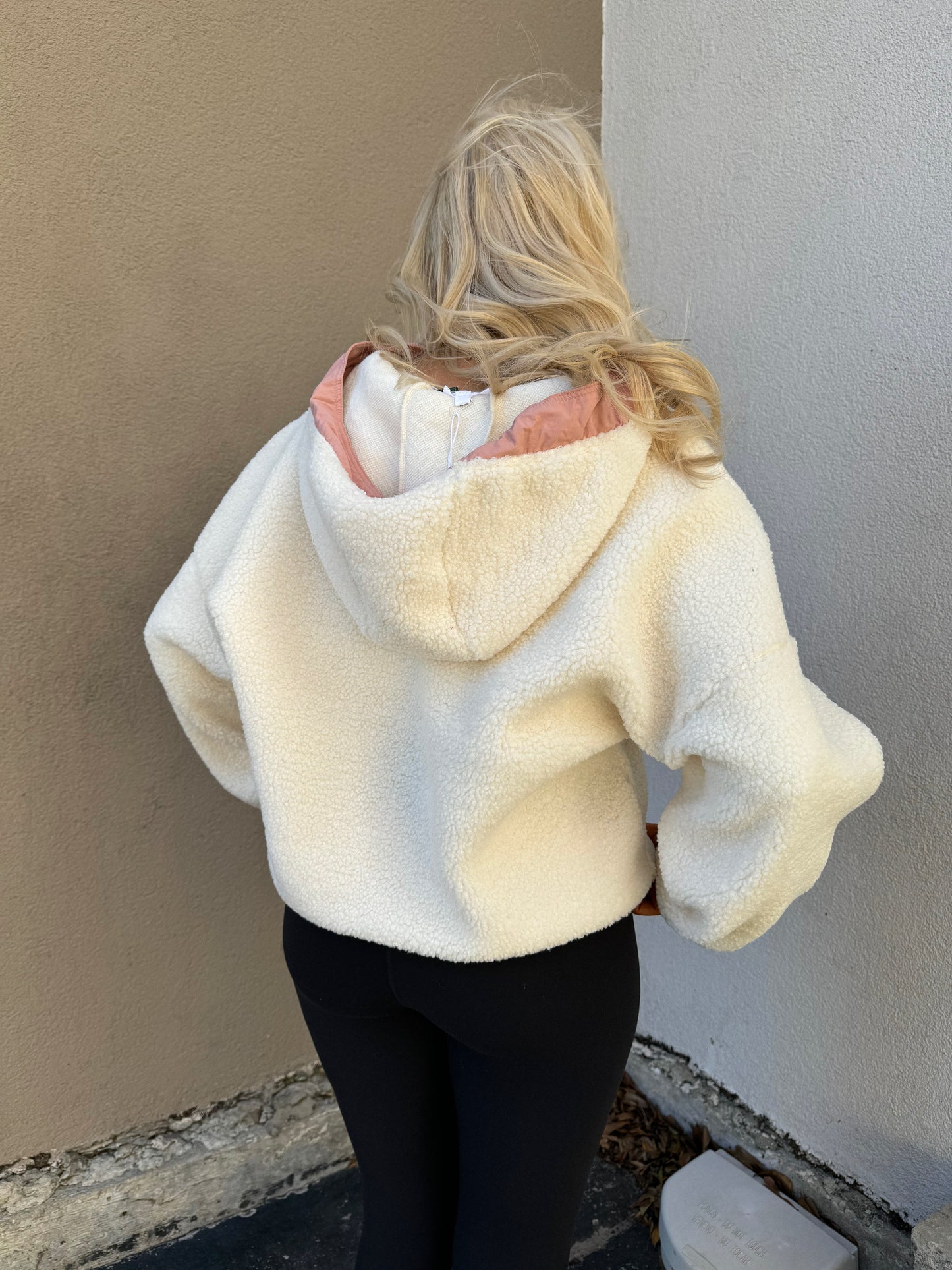Fine Line Sherpa Pullover