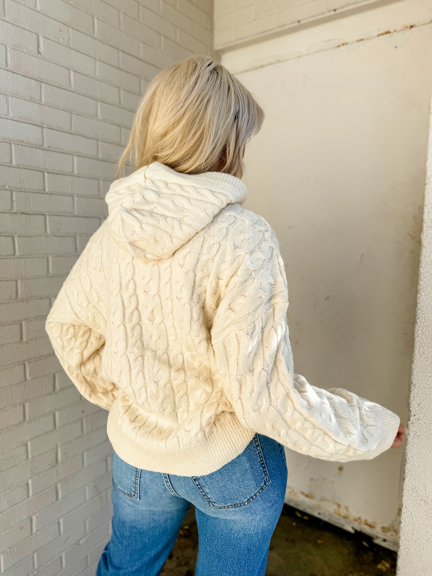 Cabin Stay Cream Sweater