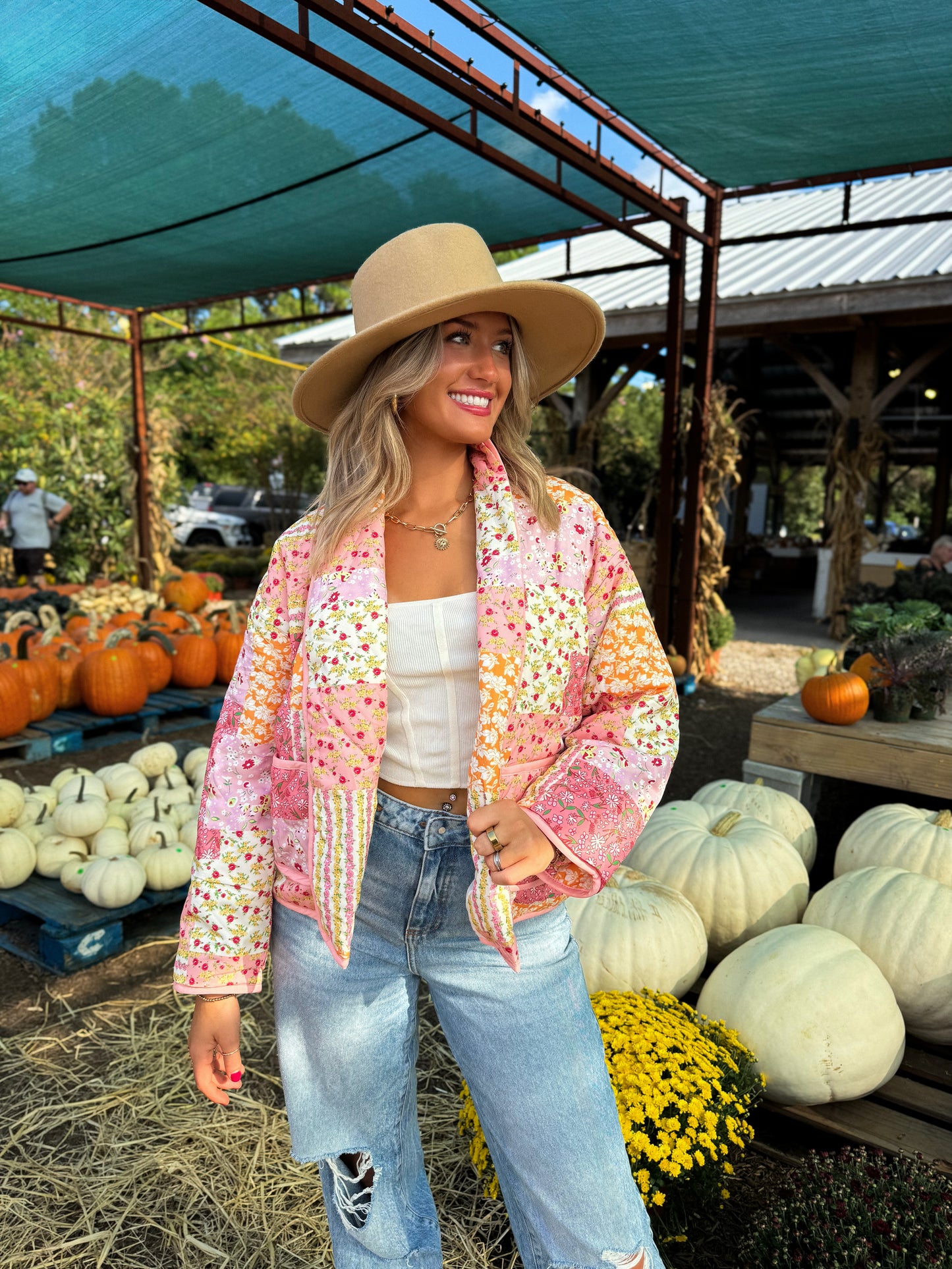 Set Me Free Floral Jacket
