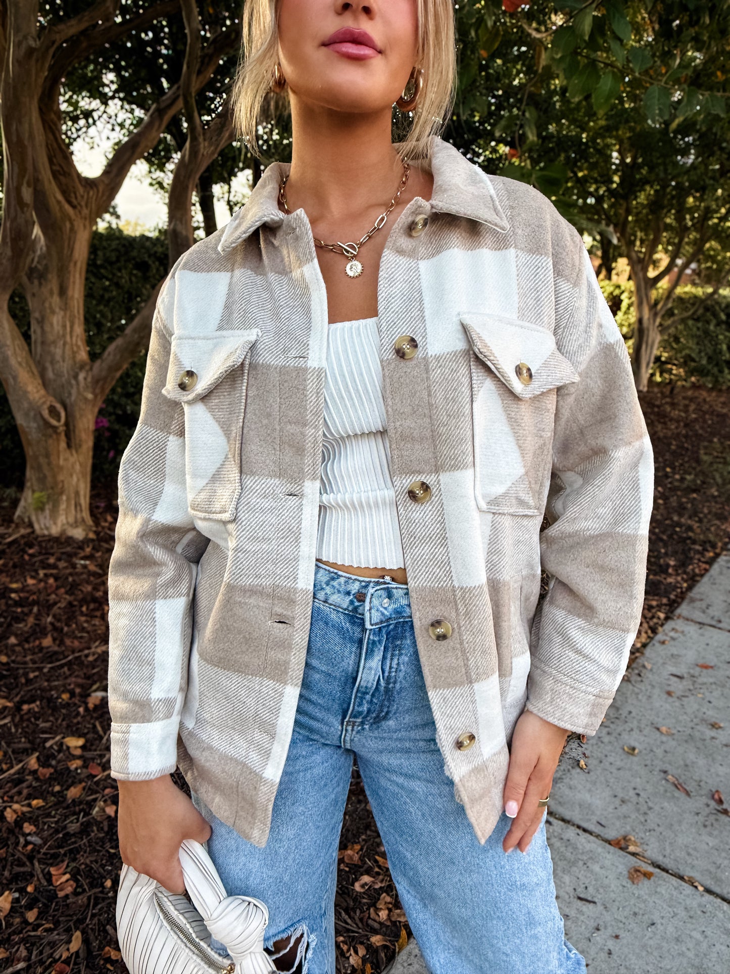 Bella Teddy Plaid Shacket