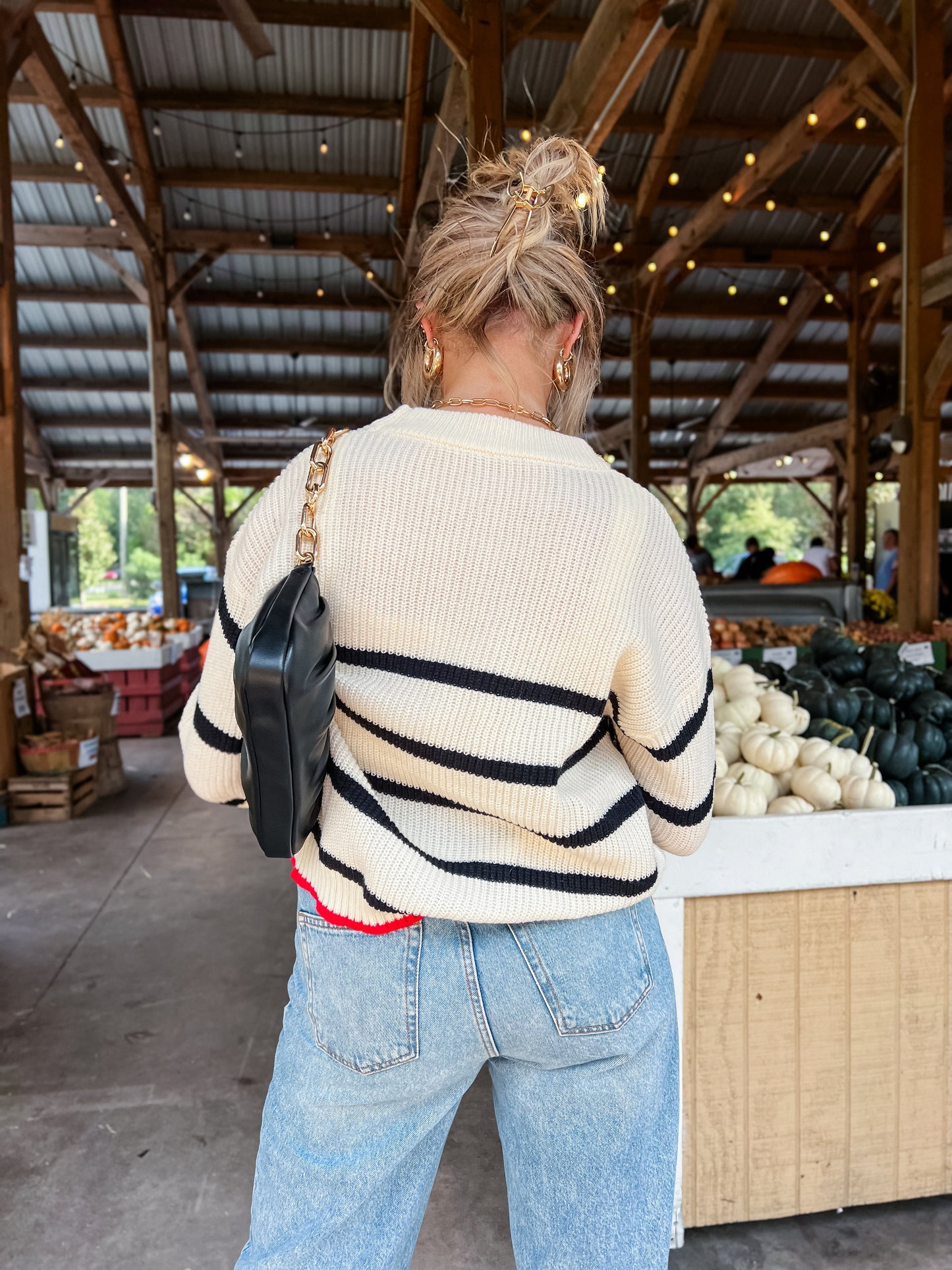 Stripe A Pose Sweater
