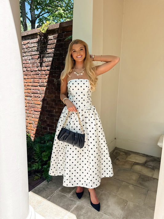 Polka Dot Charm Midi Dress