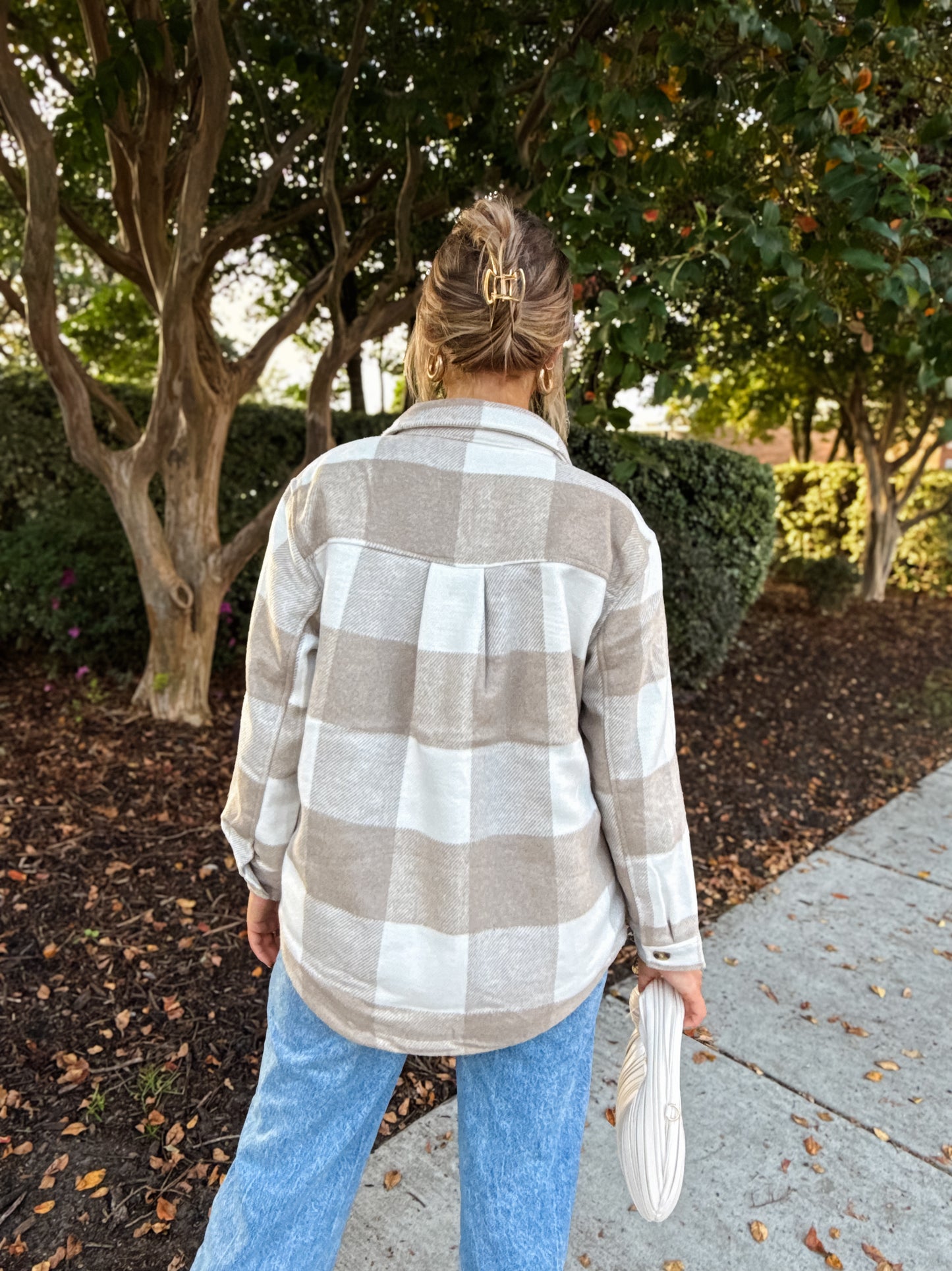 Bella Teddy Plaid Shacket
