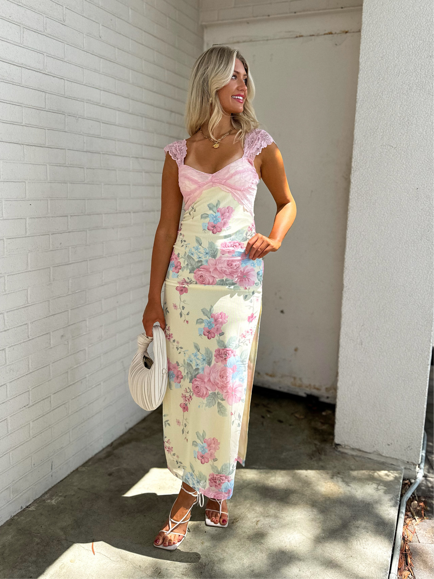 Never Bothered Floral Dress