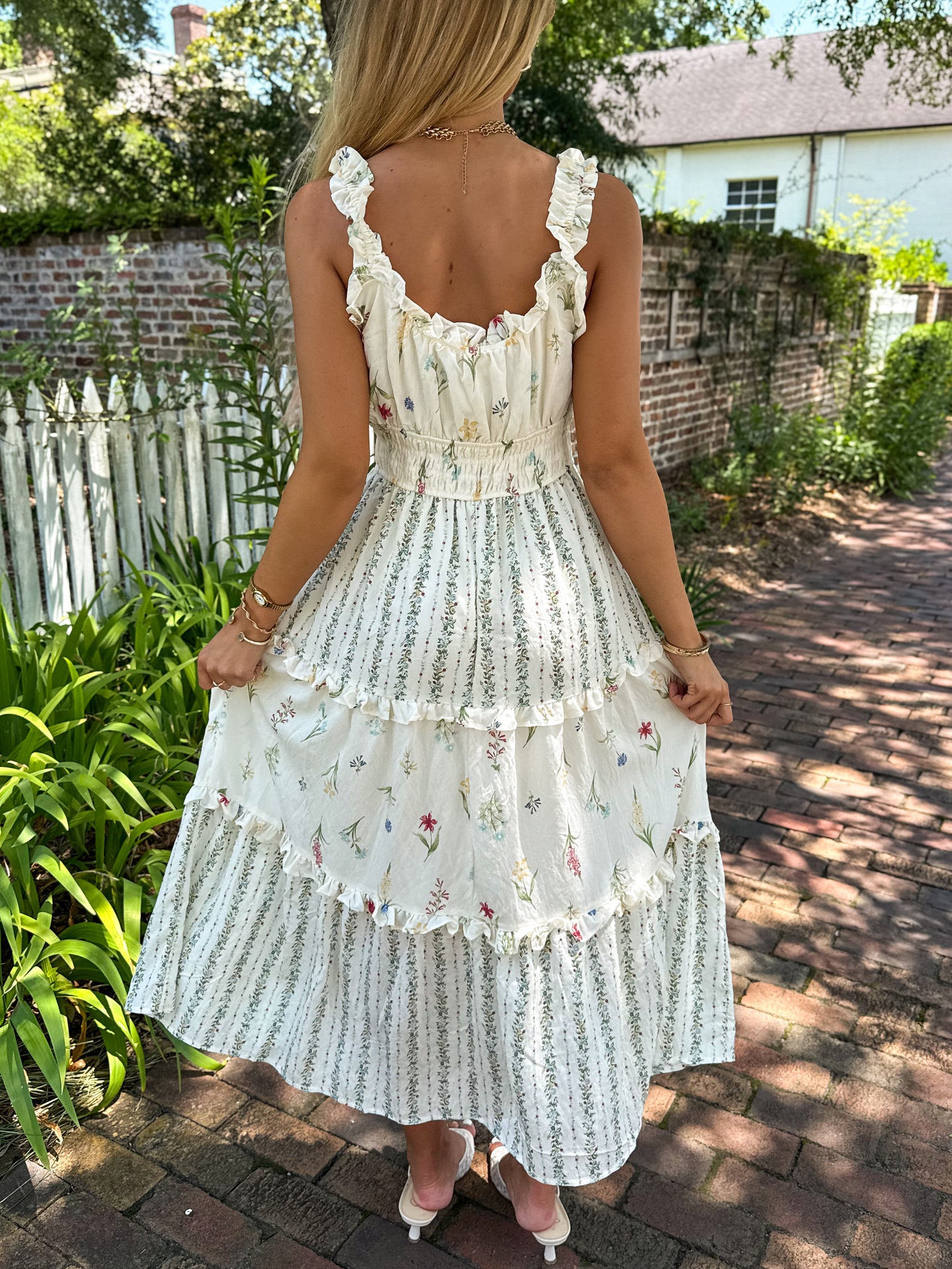 Edith Floral Midi Dress