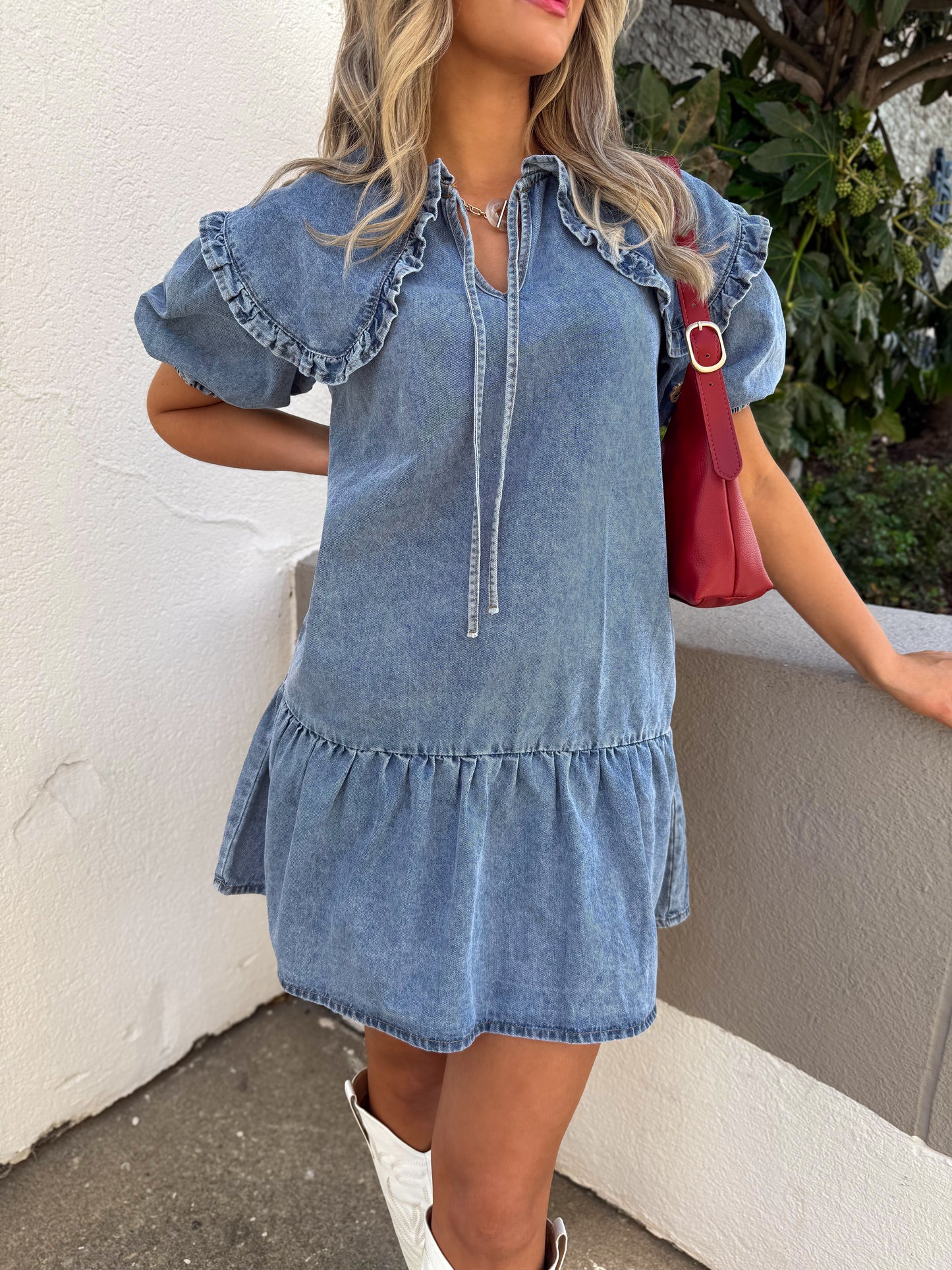 Uptown Cowgirl Denim Dress