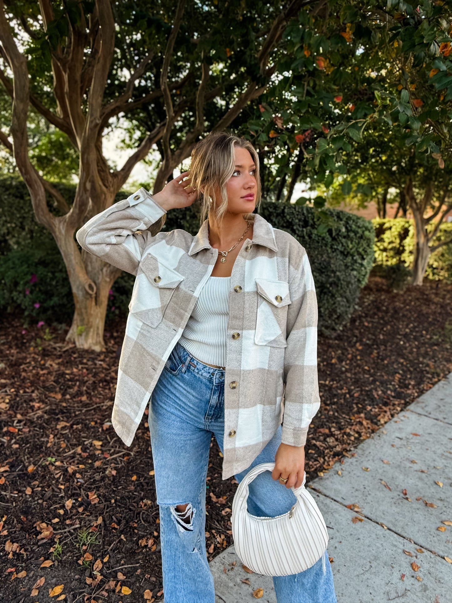 Bella Teddy Plaid Shacket