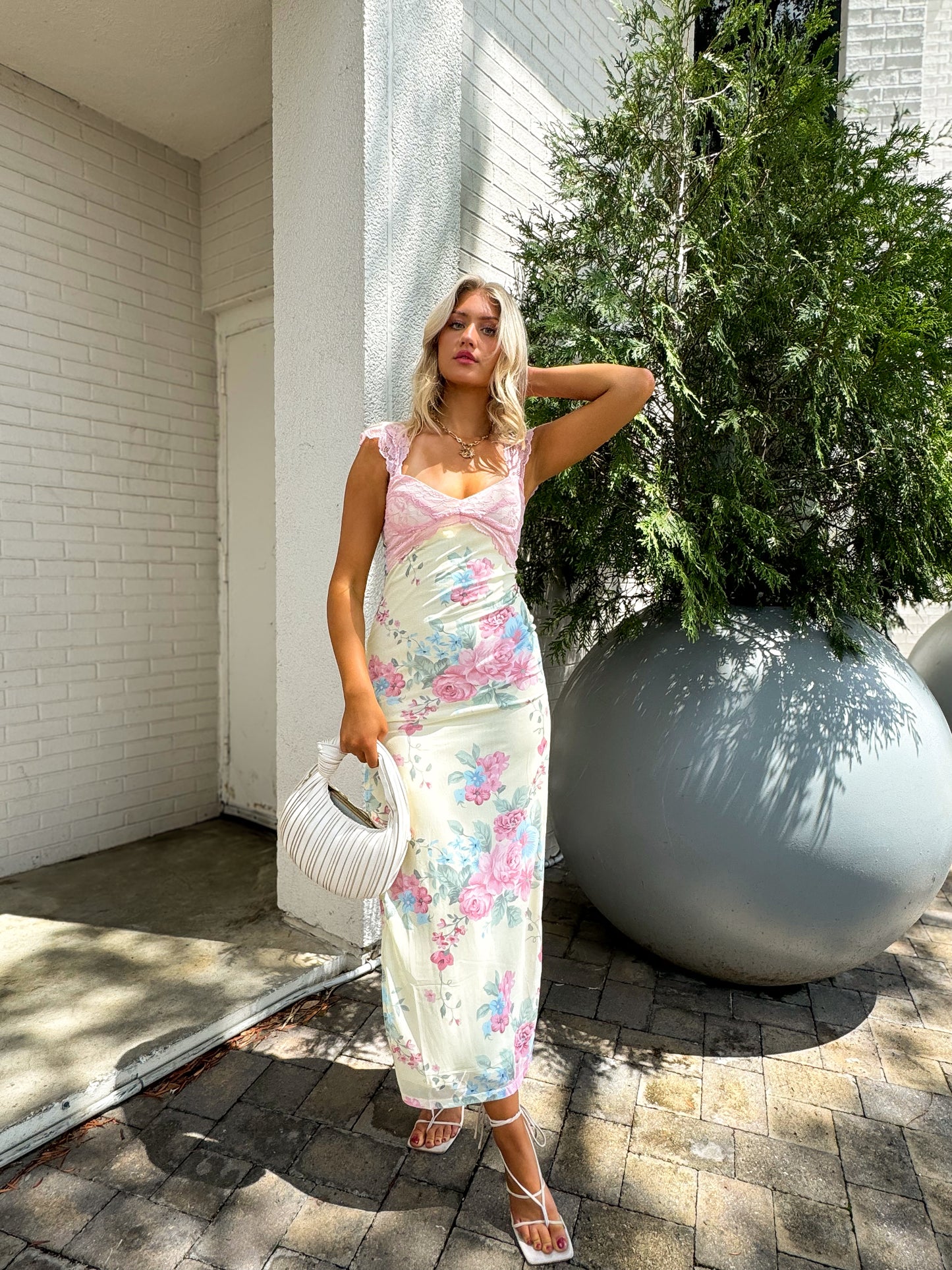 Never Bothered Floral Dress