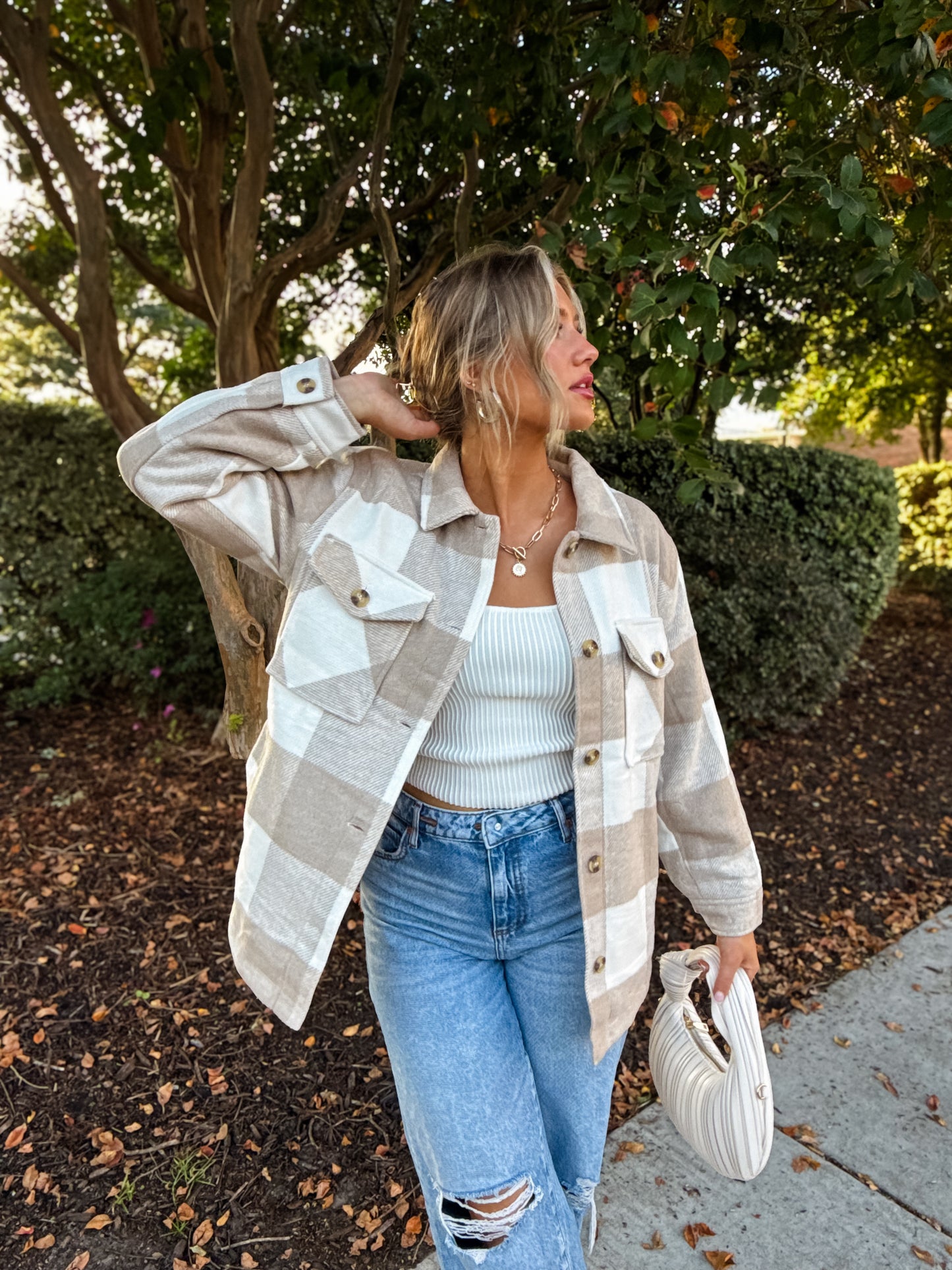 Bella Teddy Plaid Shacket