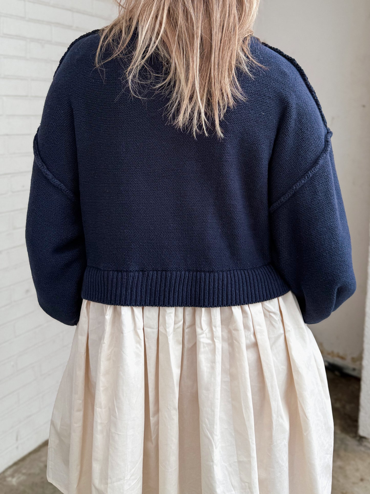 The Isabel Dress: Navy