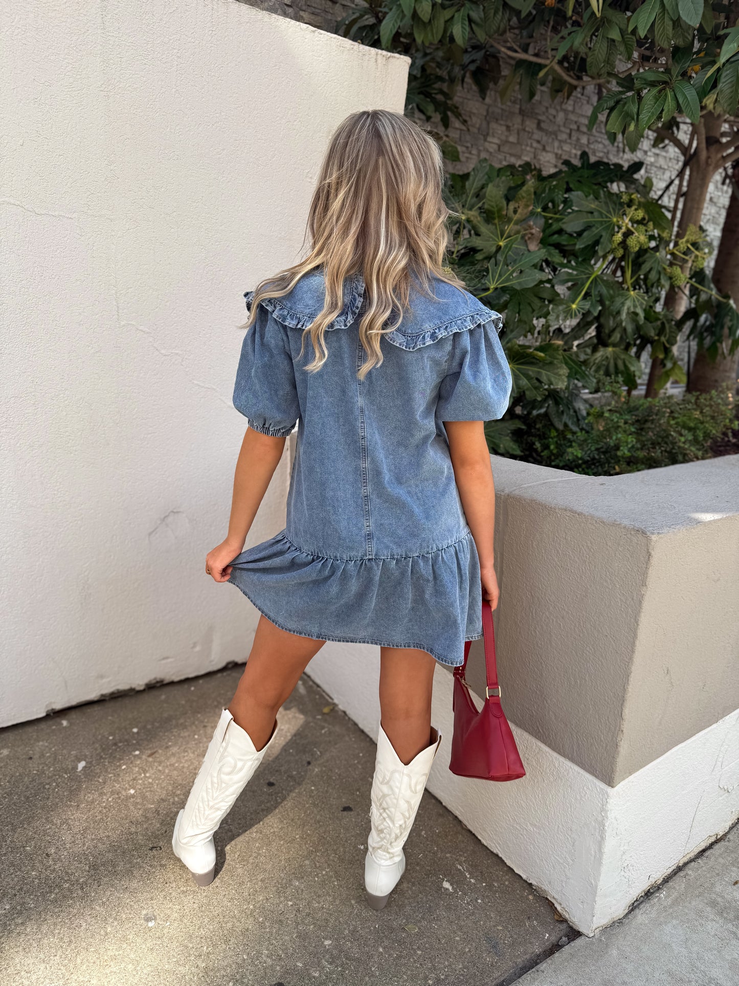 Uptown Cowgirl Denim Dress