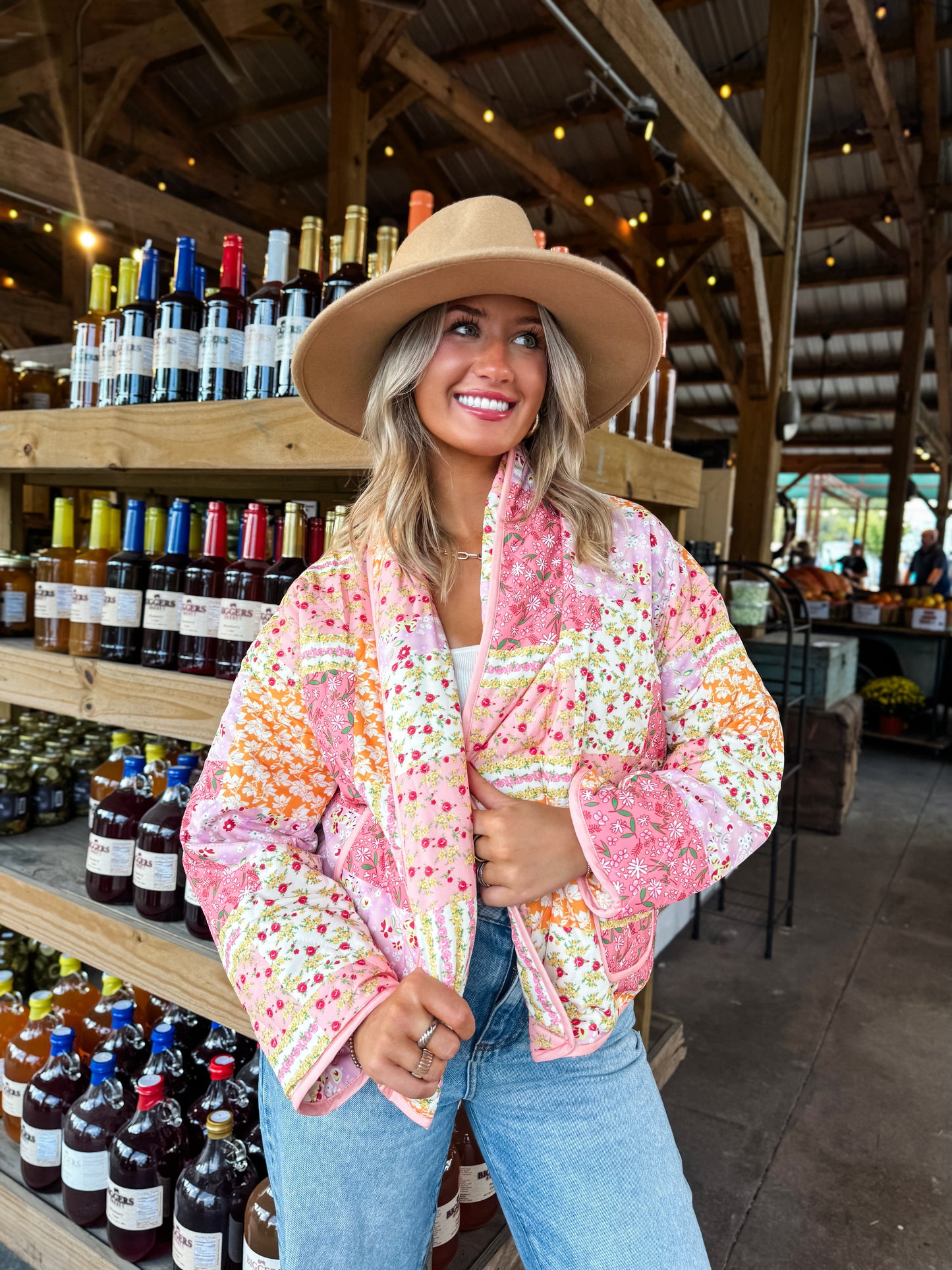 Set Me Free Floral Jacket