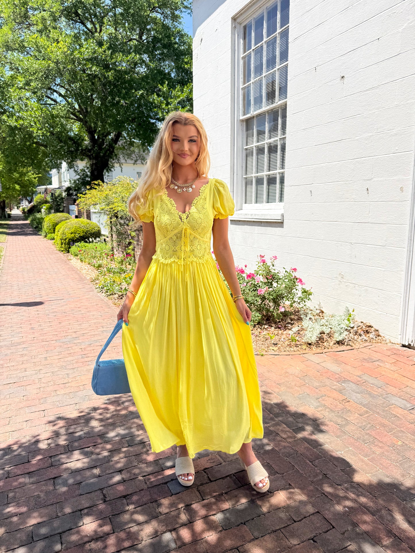 Delicate Daydream Yellow Dress
