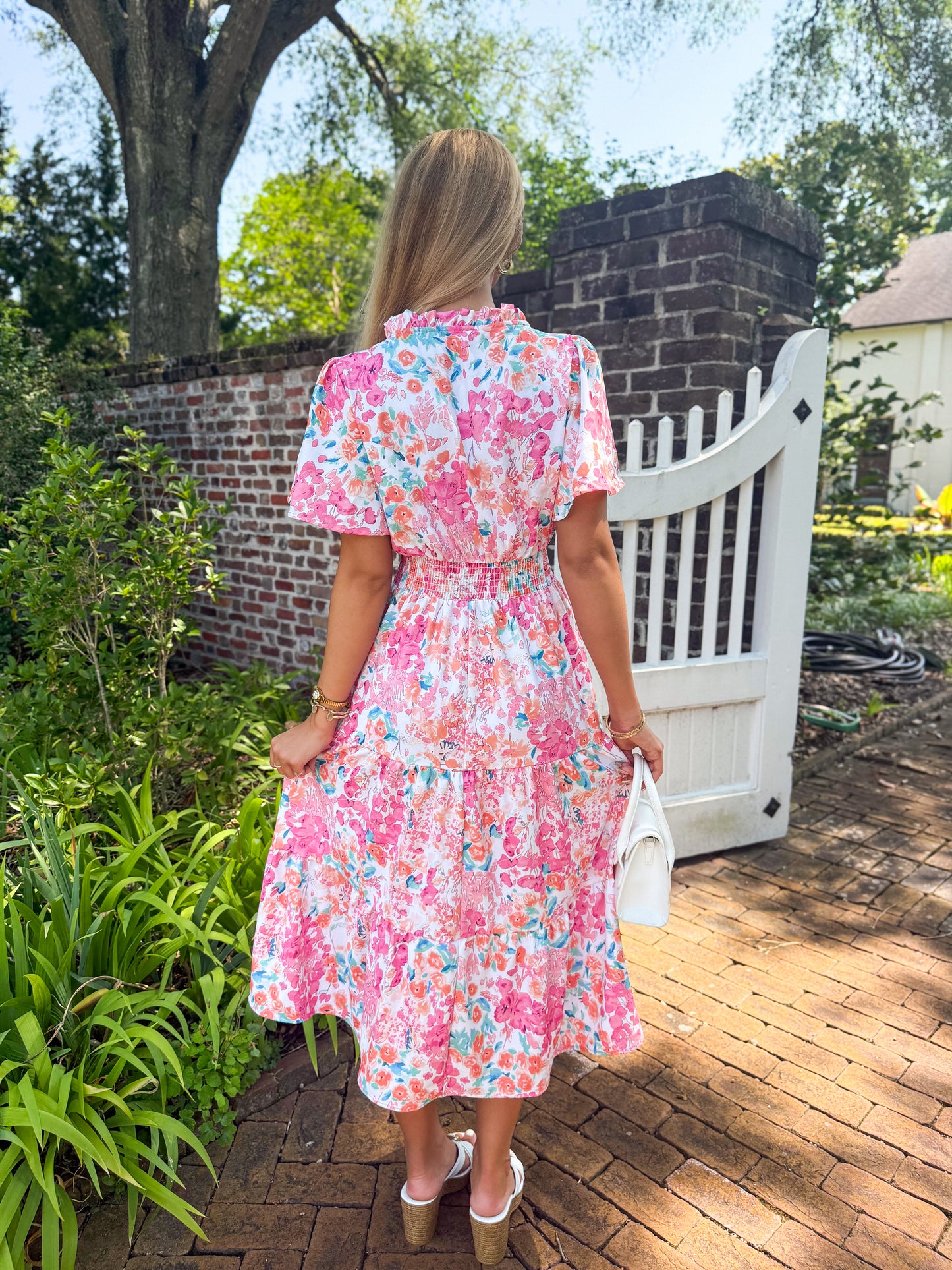Millie Floral Midi Dress