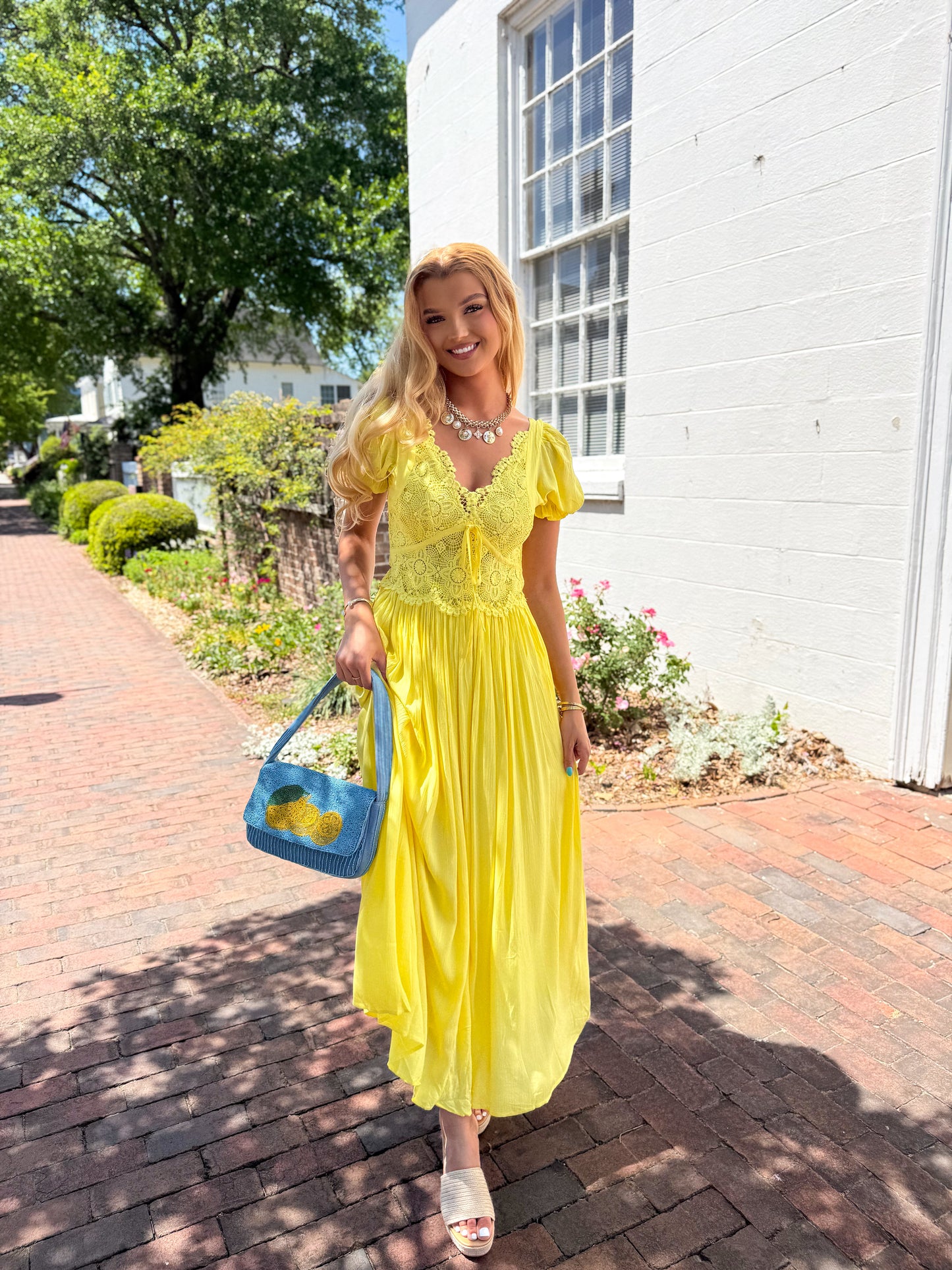 Delicate Daydream Yellow Dress