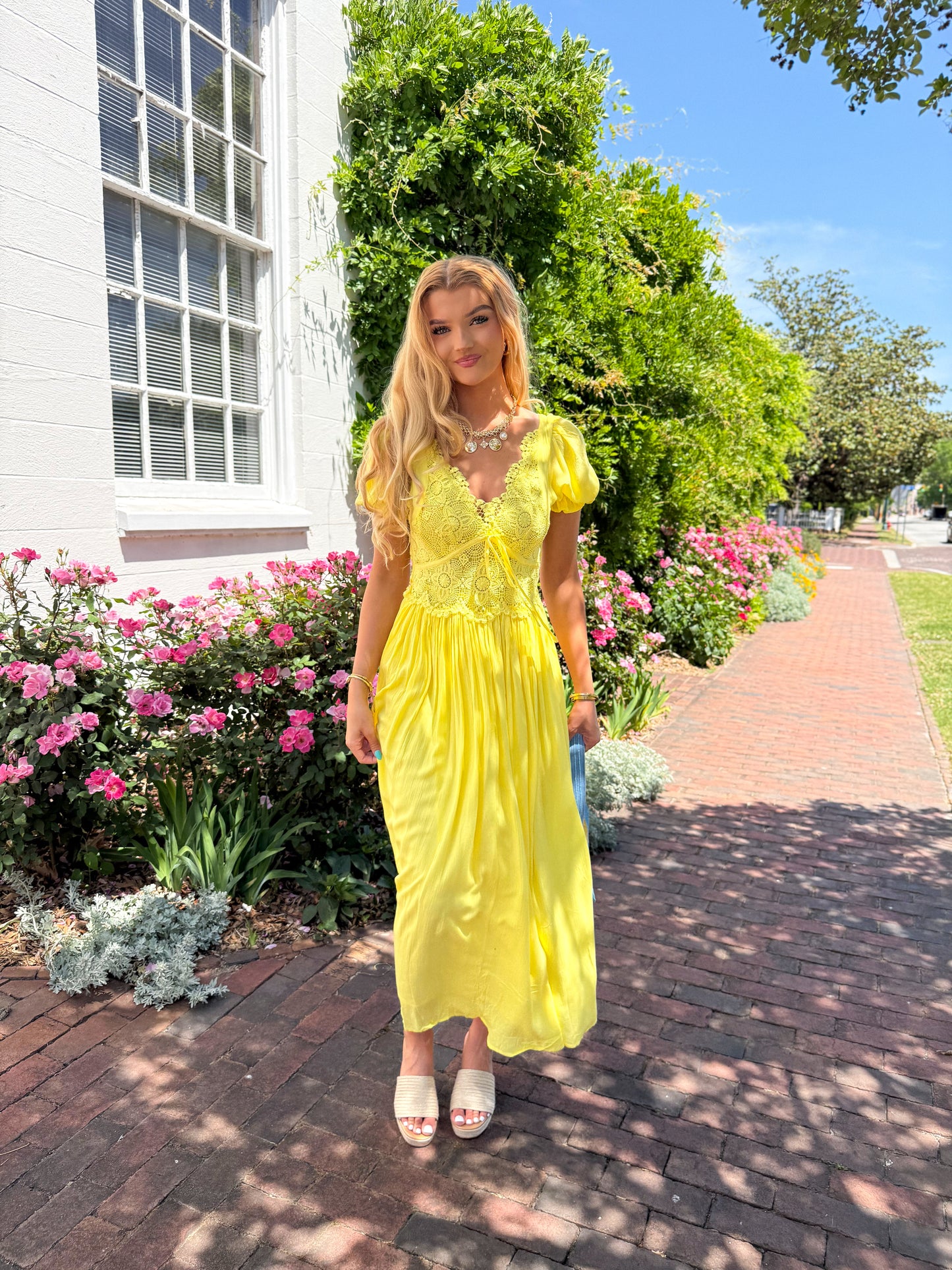 Delicate Daydream Yellow Dress