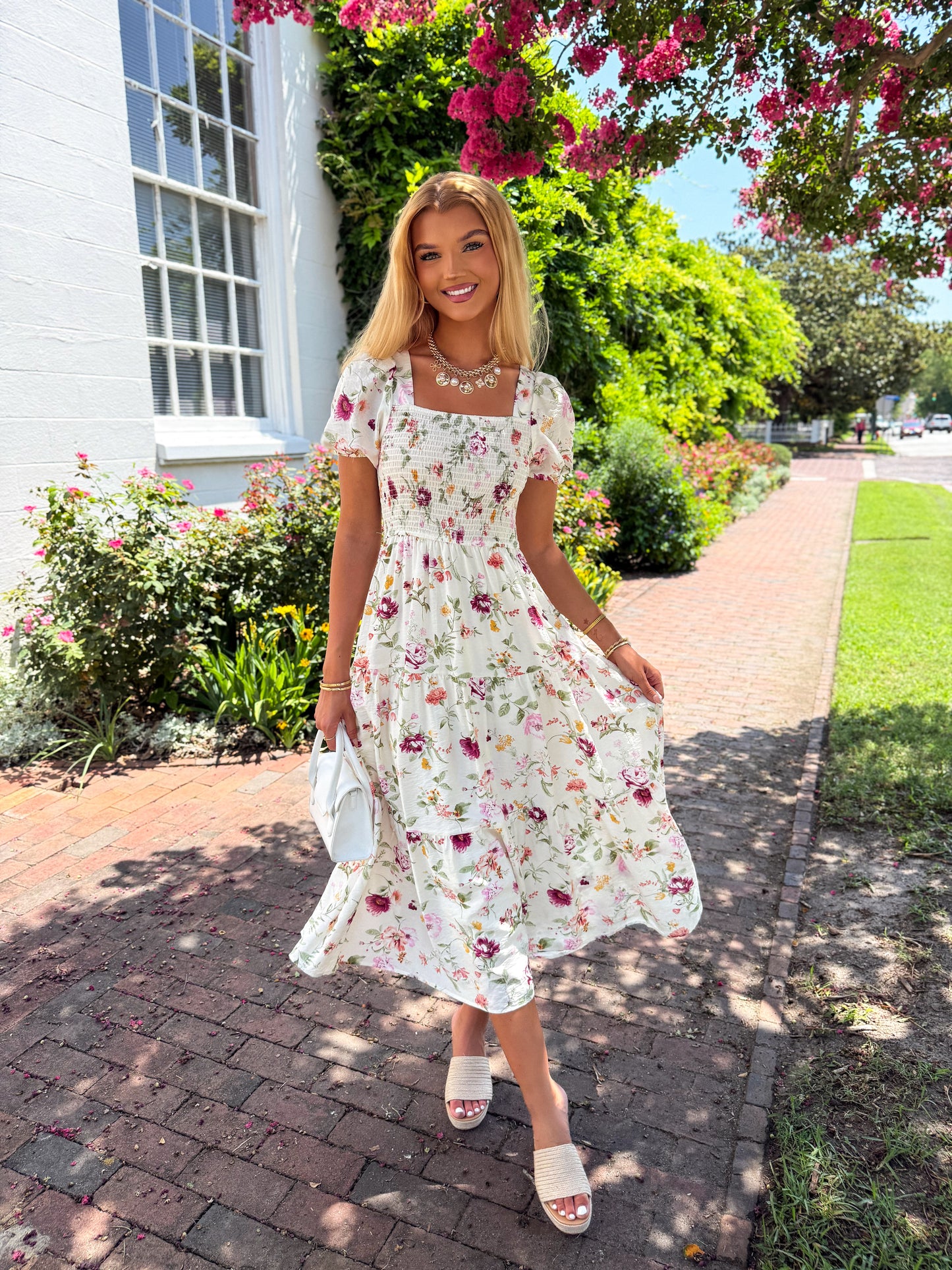 Bellamy Floral Midi Dress