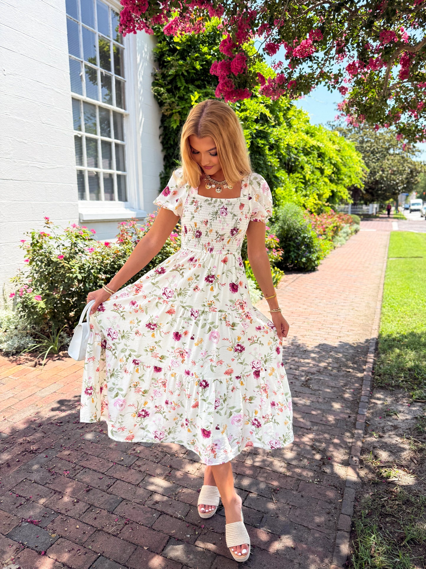 Bellamy Floral Midi Dress