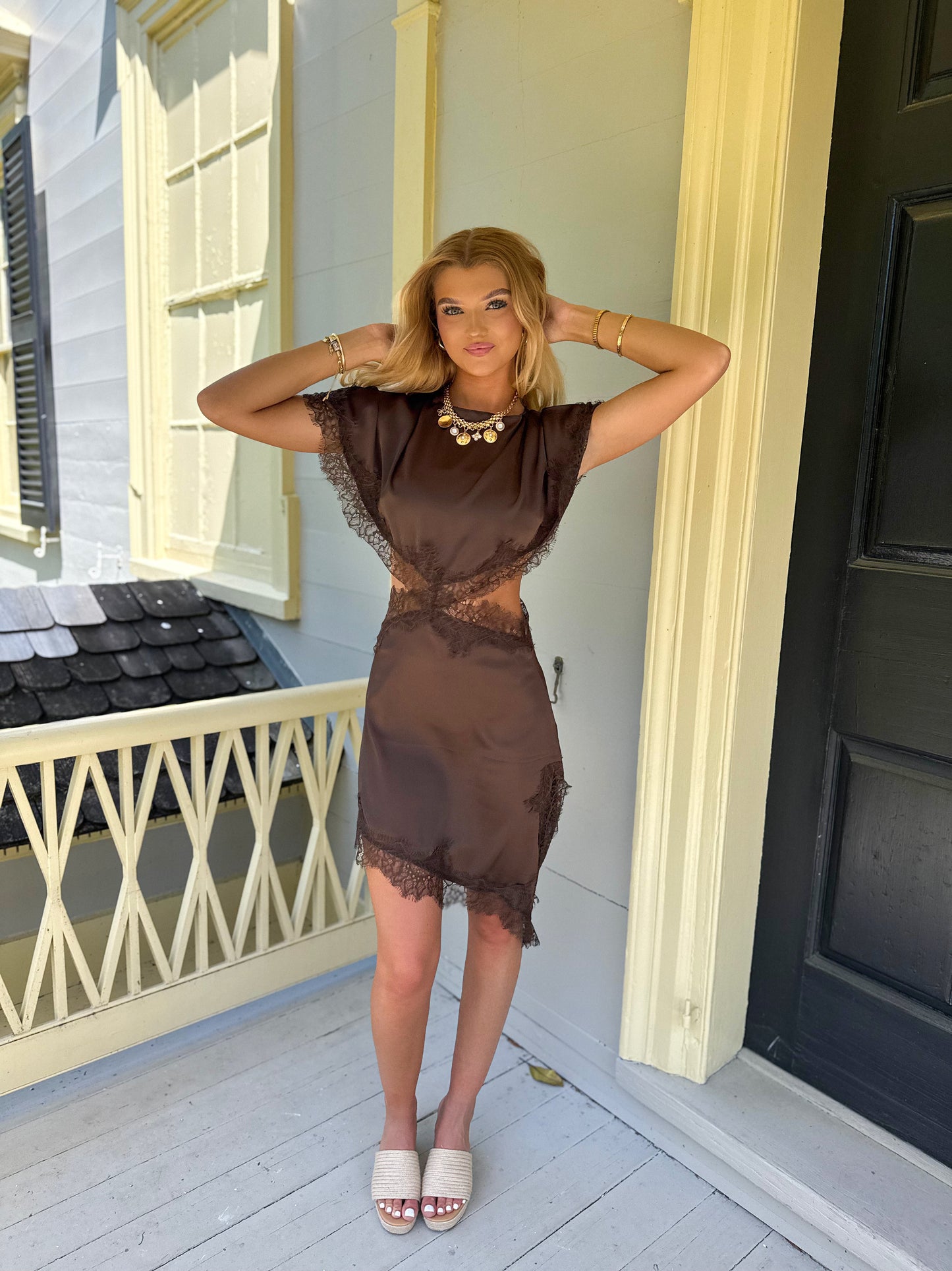 The Sophia Satin Dress