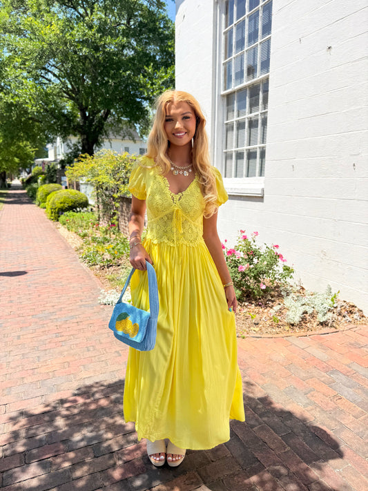 Delicate Daydream Yellow Dress