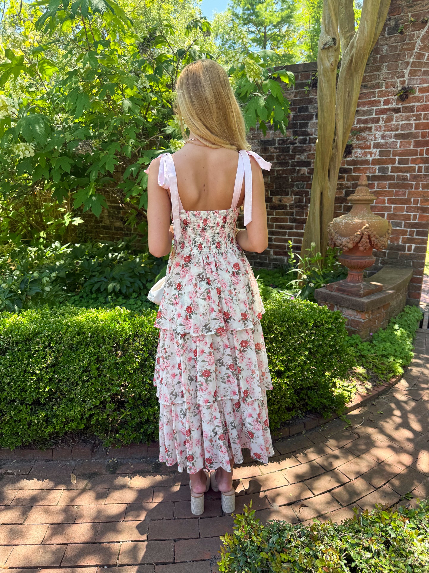 Stay Sweet Floral Tiered Maxi Dress