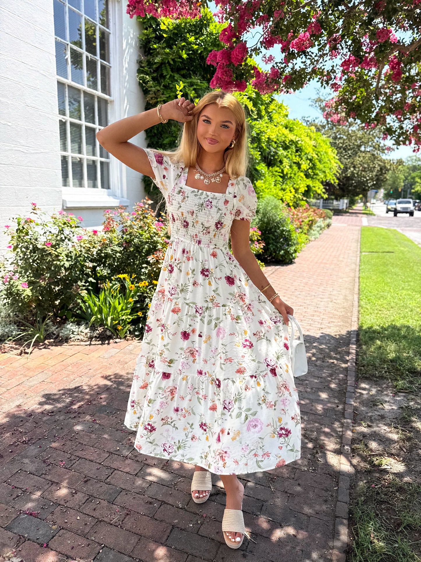 Bellamy Floral Midi Dress