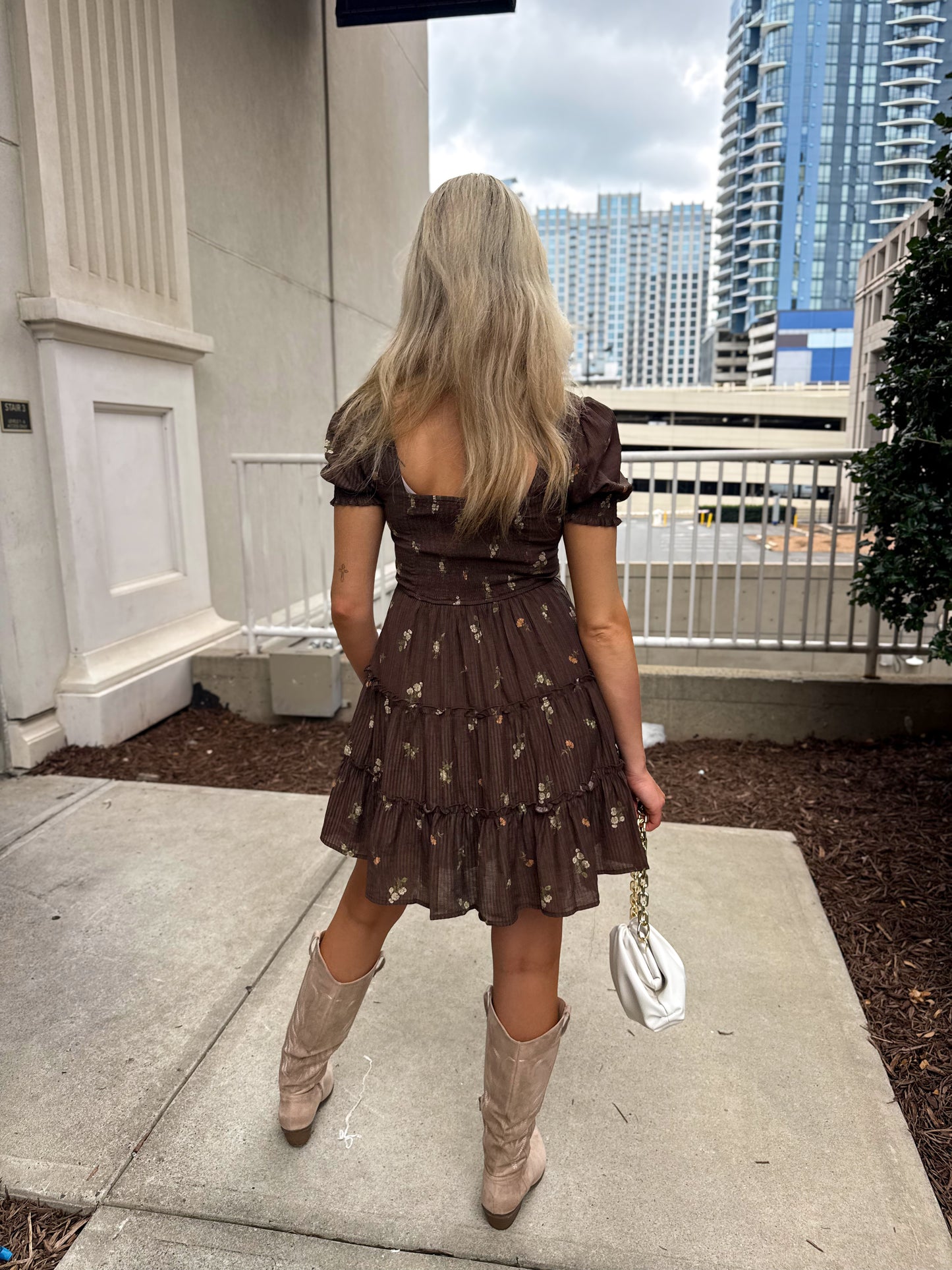 Falling for You Floral Mini Dress
