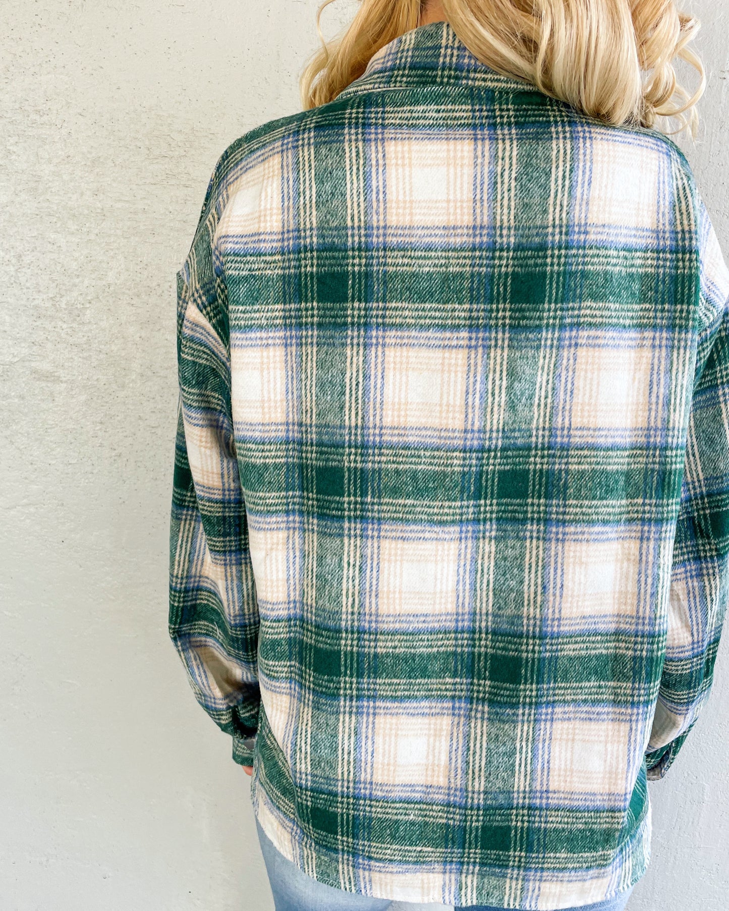 Evergreen Plaid Shacket