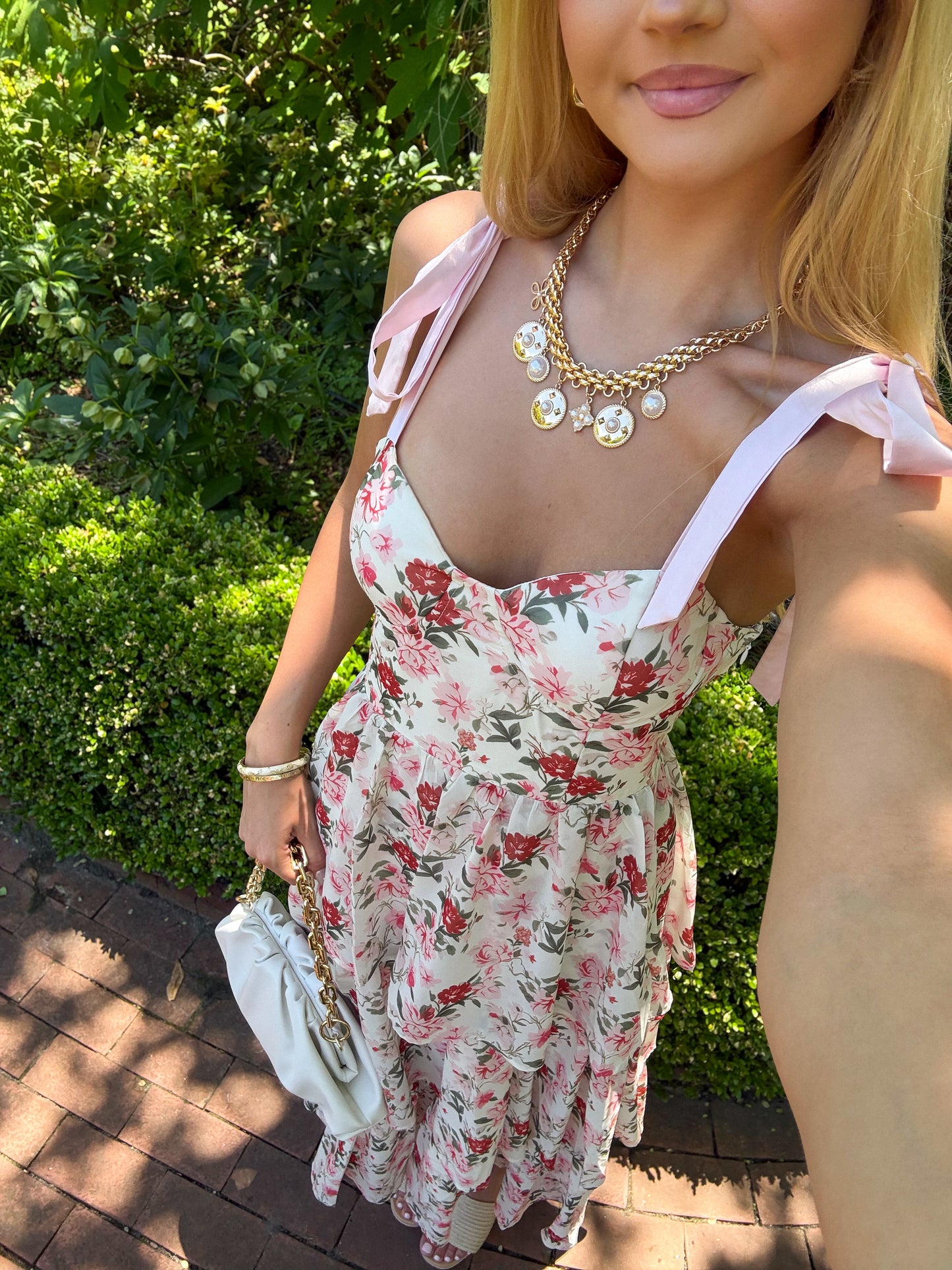 Stay Sweet Floral Tiered Maxi Dress