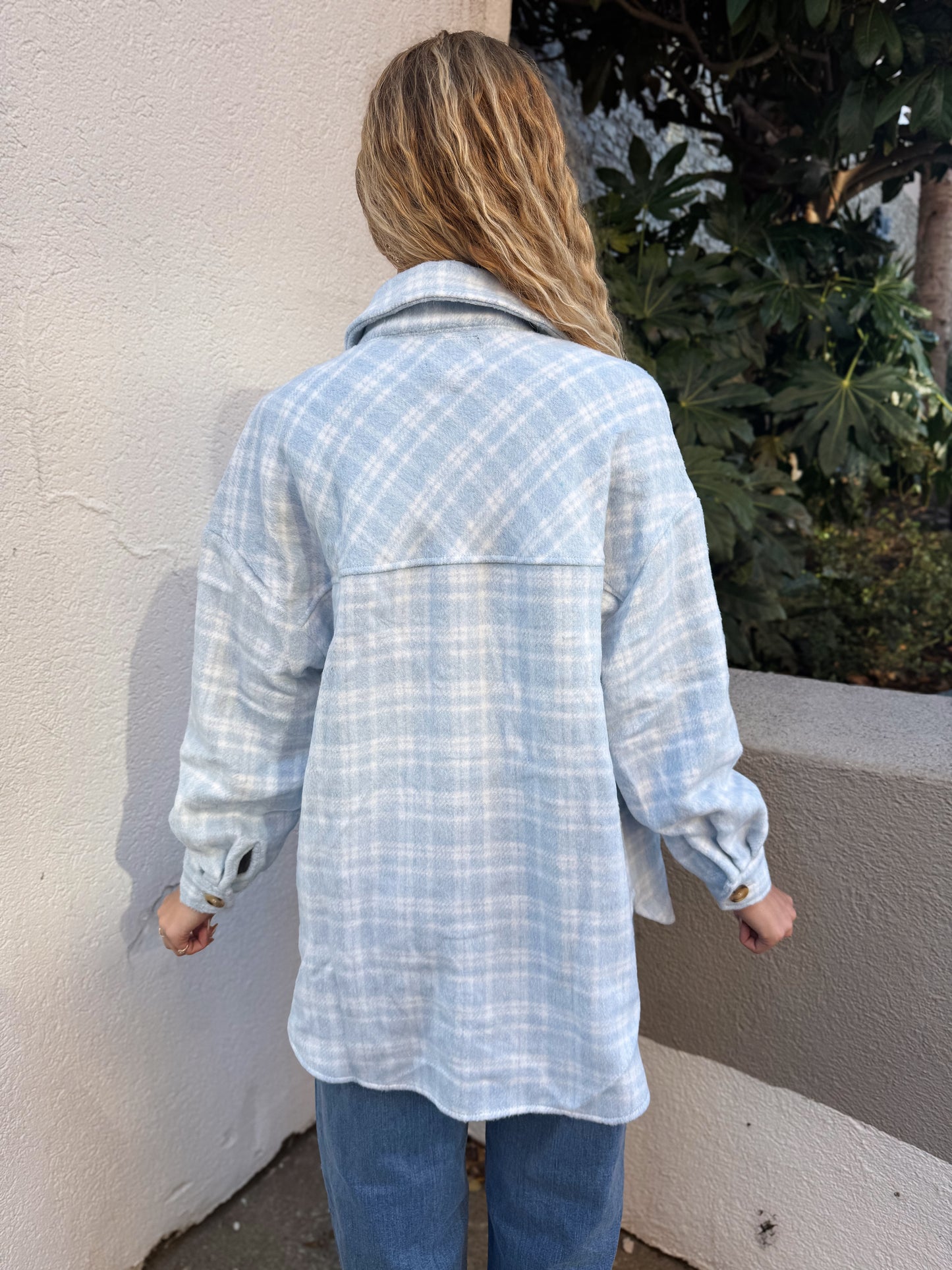 The Blue Skies Plaid Shacket