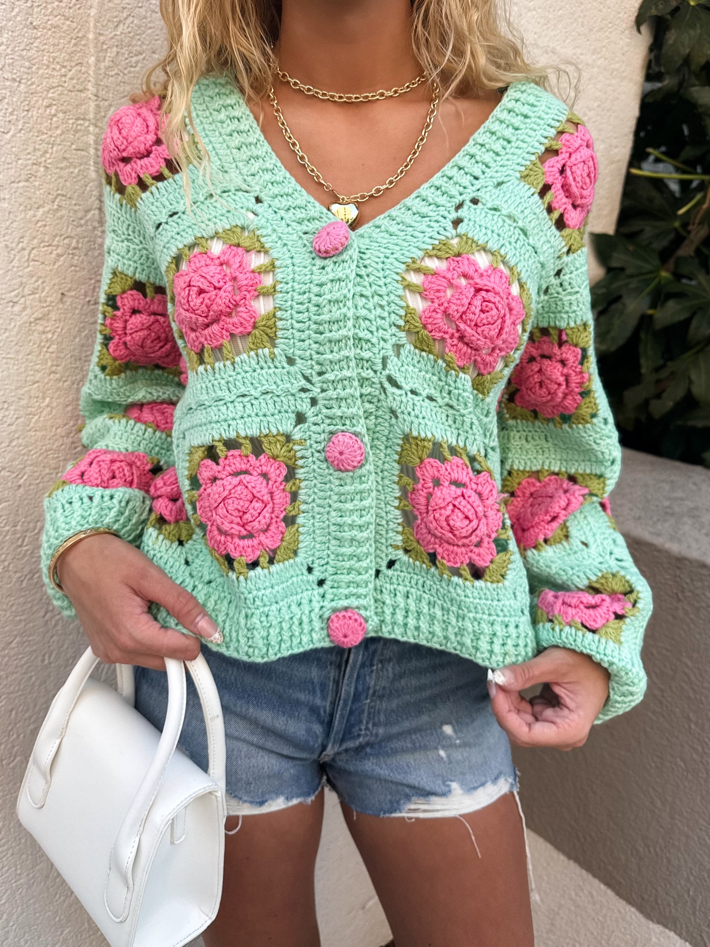 The Blooming Garden Crochet Cardigan
