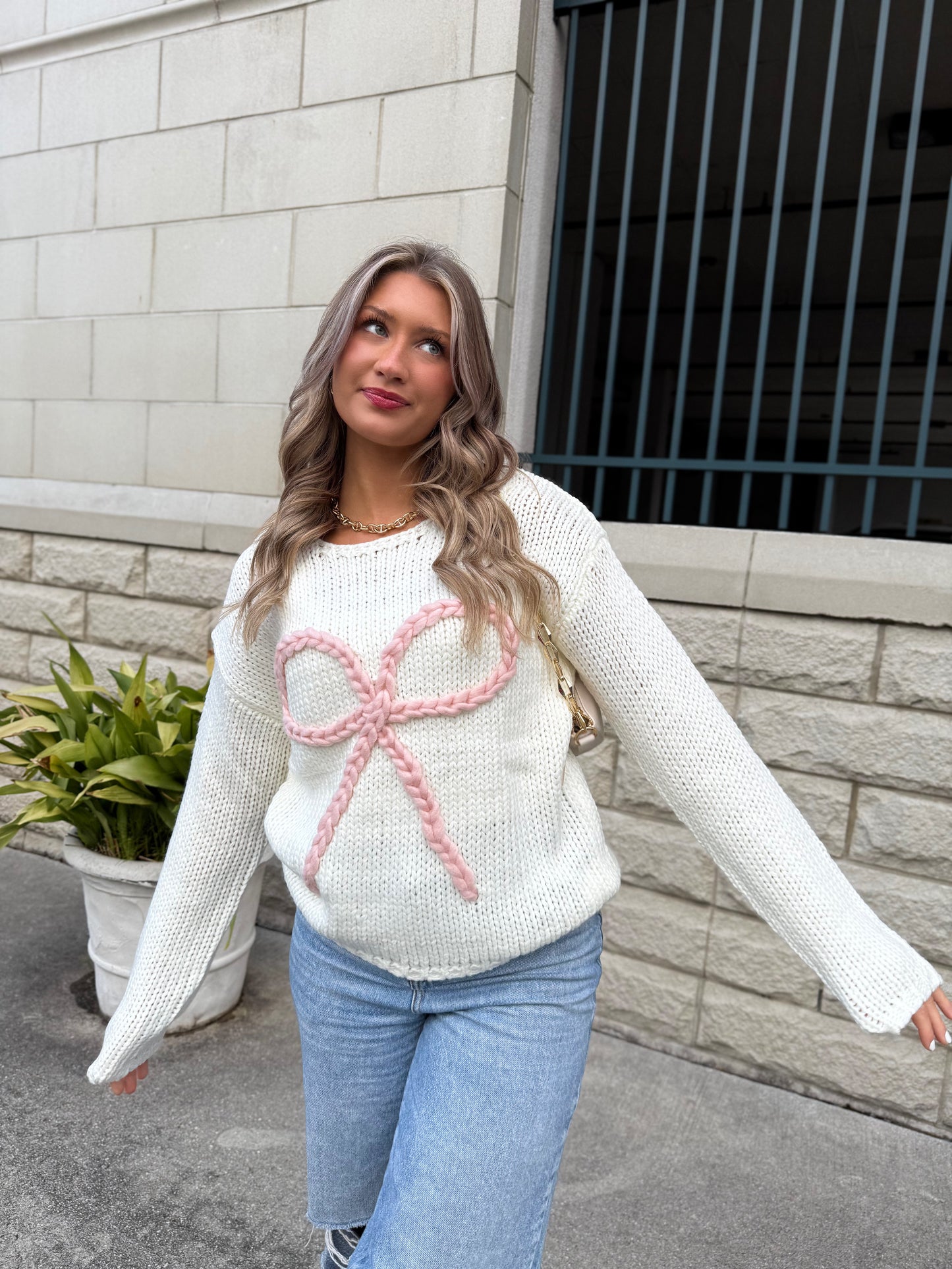 True Romance Bow Sweater