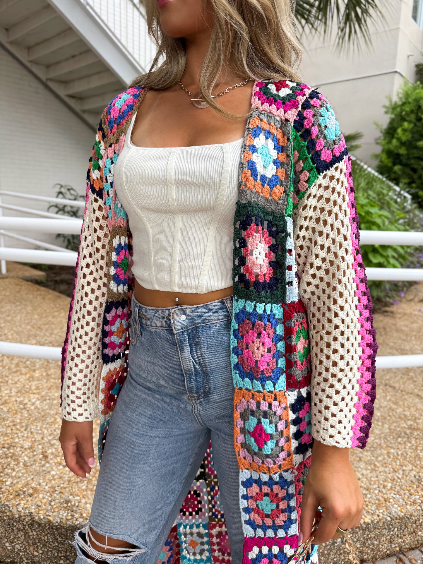 Boho Dream Crochet Duster