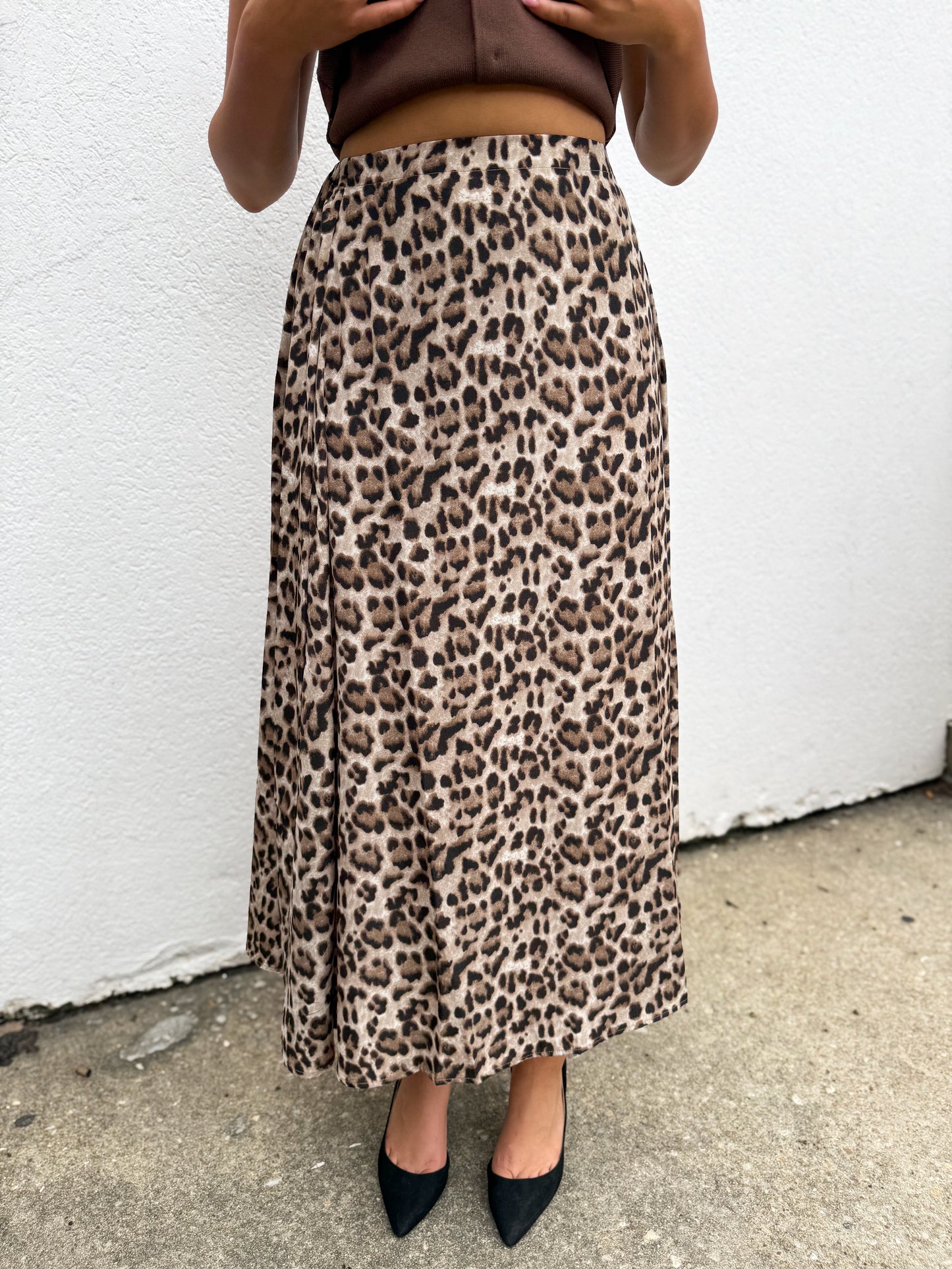 Autumn Wild Midi Skirt