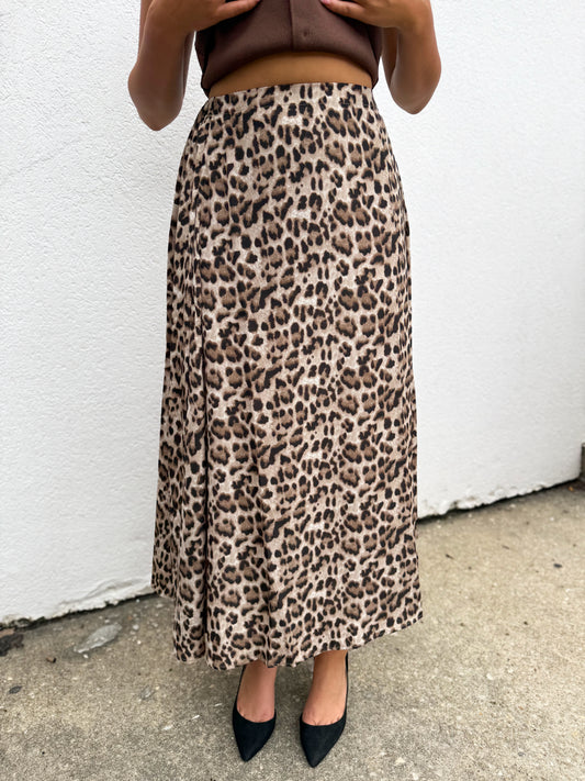 Autumn Wild Midi Skirt