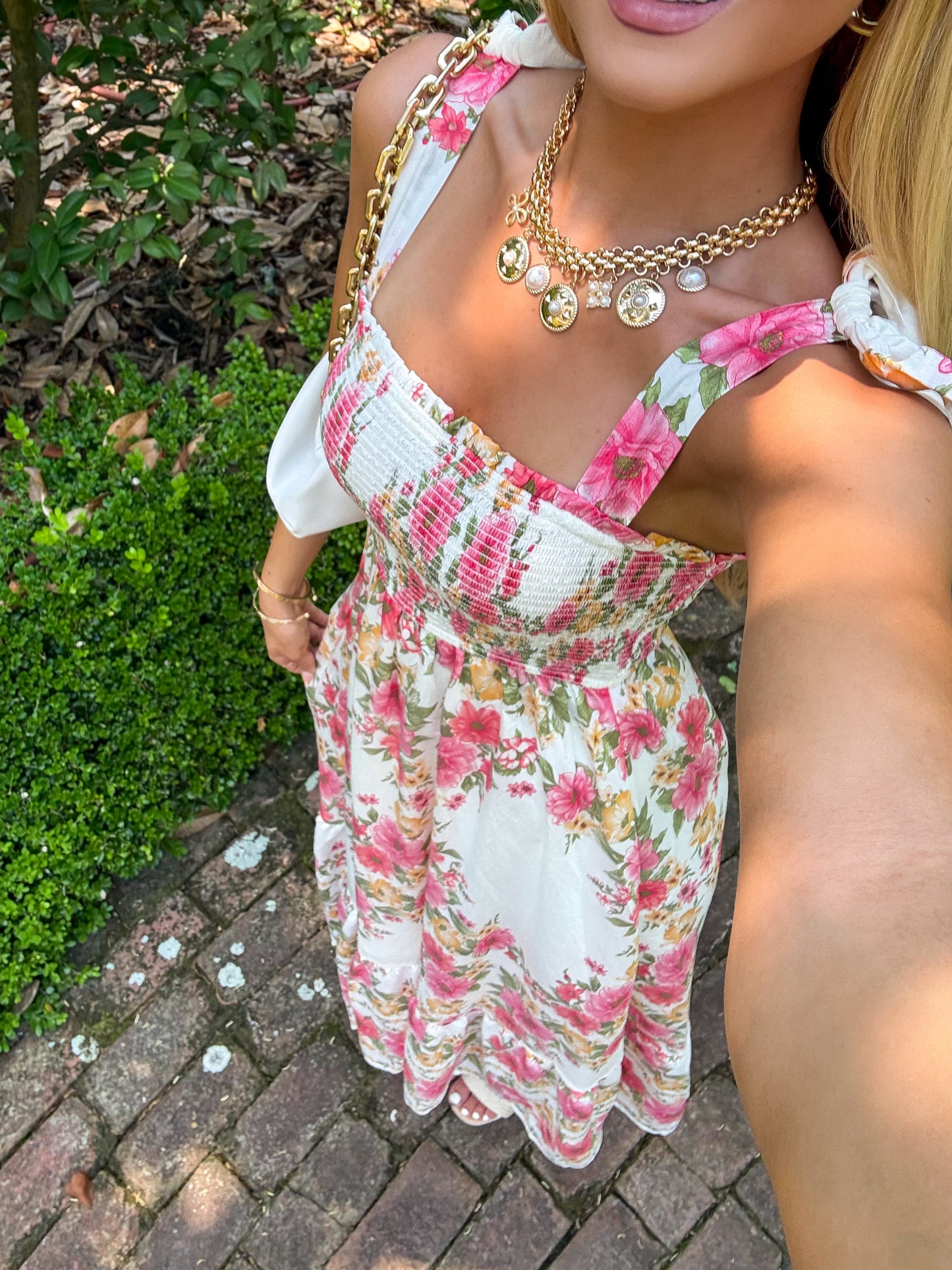 Adrianna Floral Midi Dress