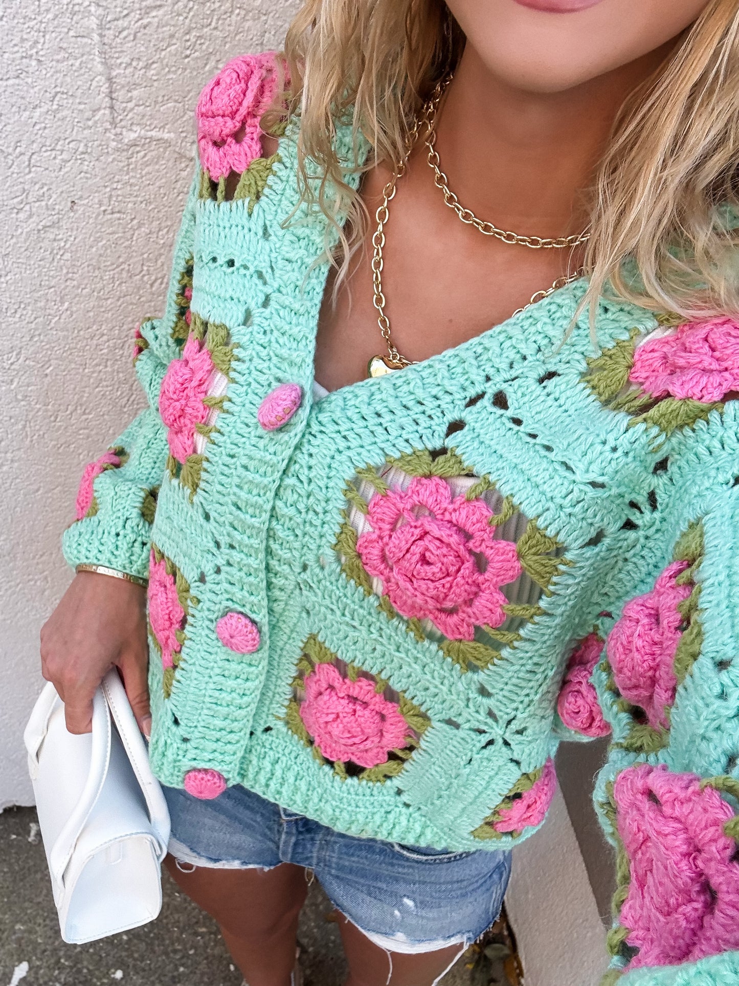 The Blooming Garden Crochet Cardigan