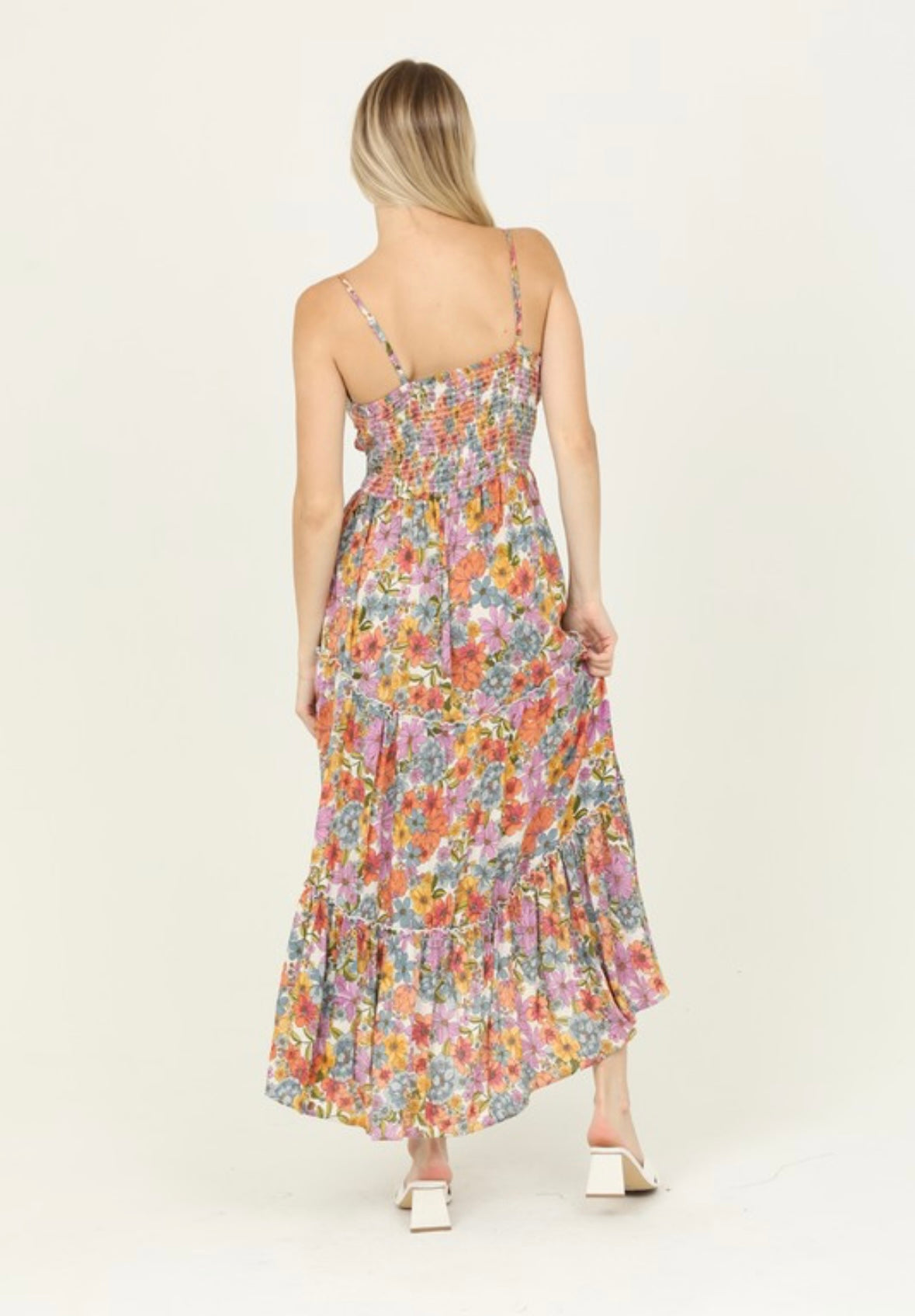 In The Air Floral Dress