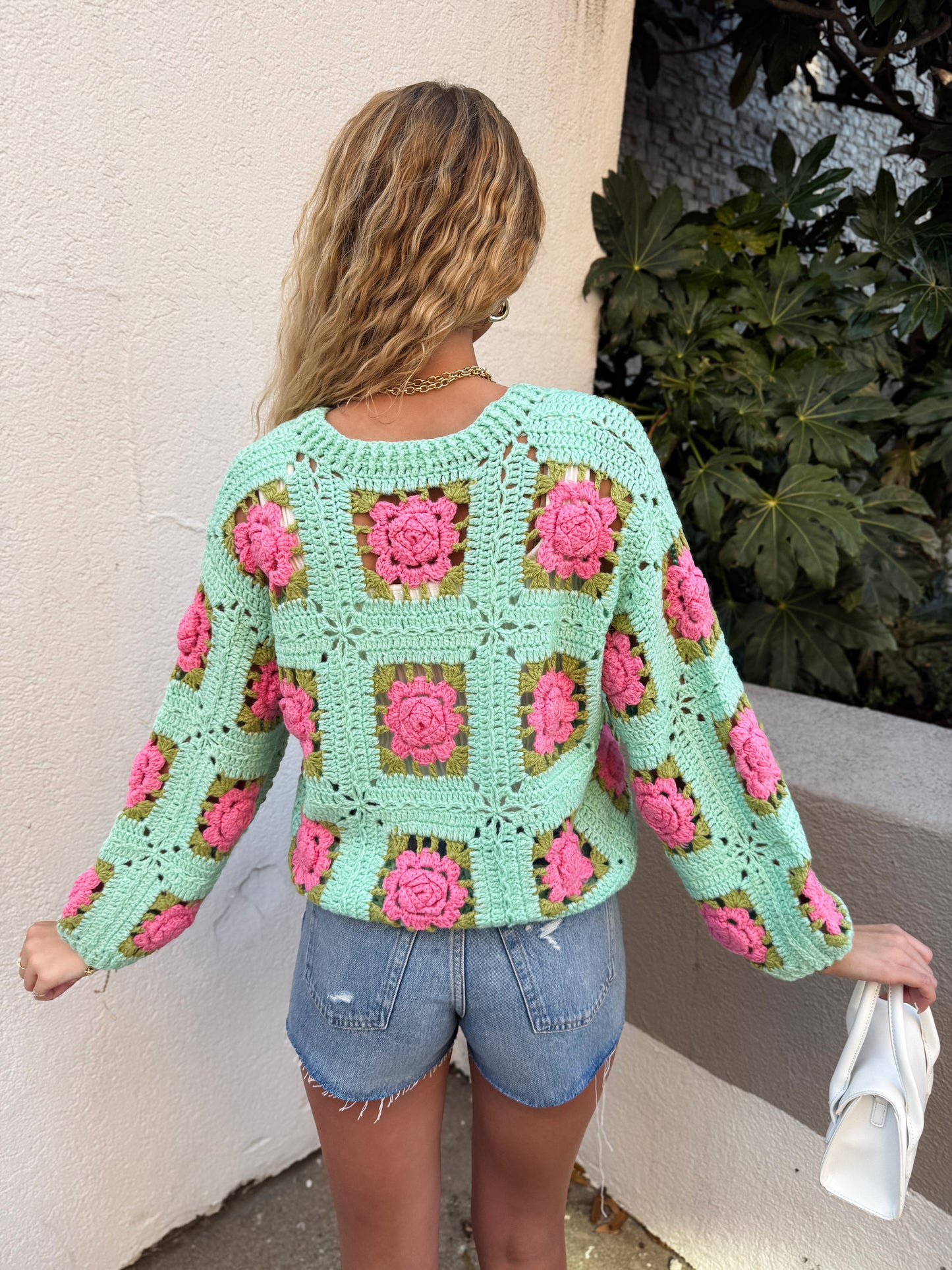 The Blooming Garden Crochet Cardigan