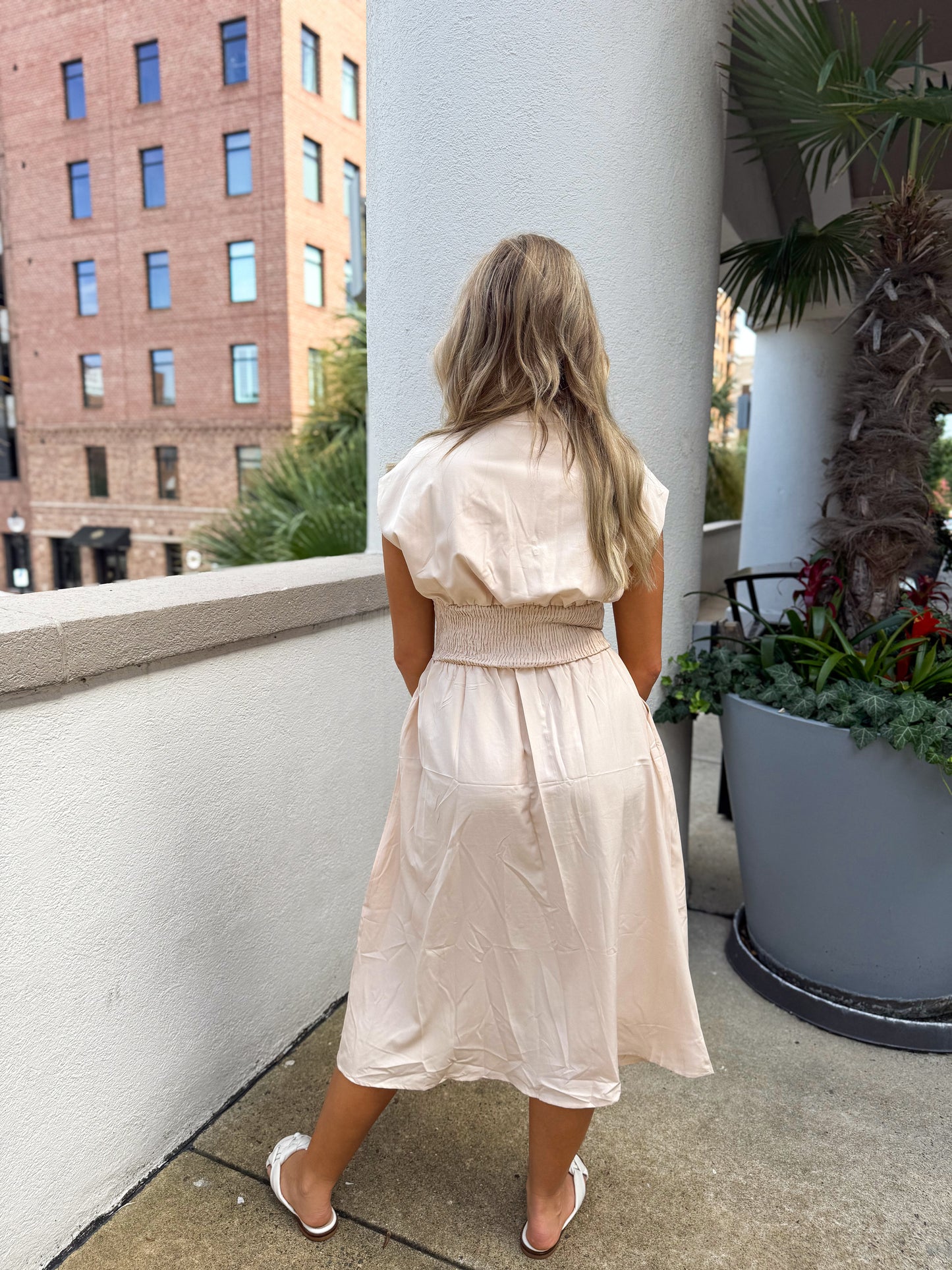 Golden Hour Midi Dress