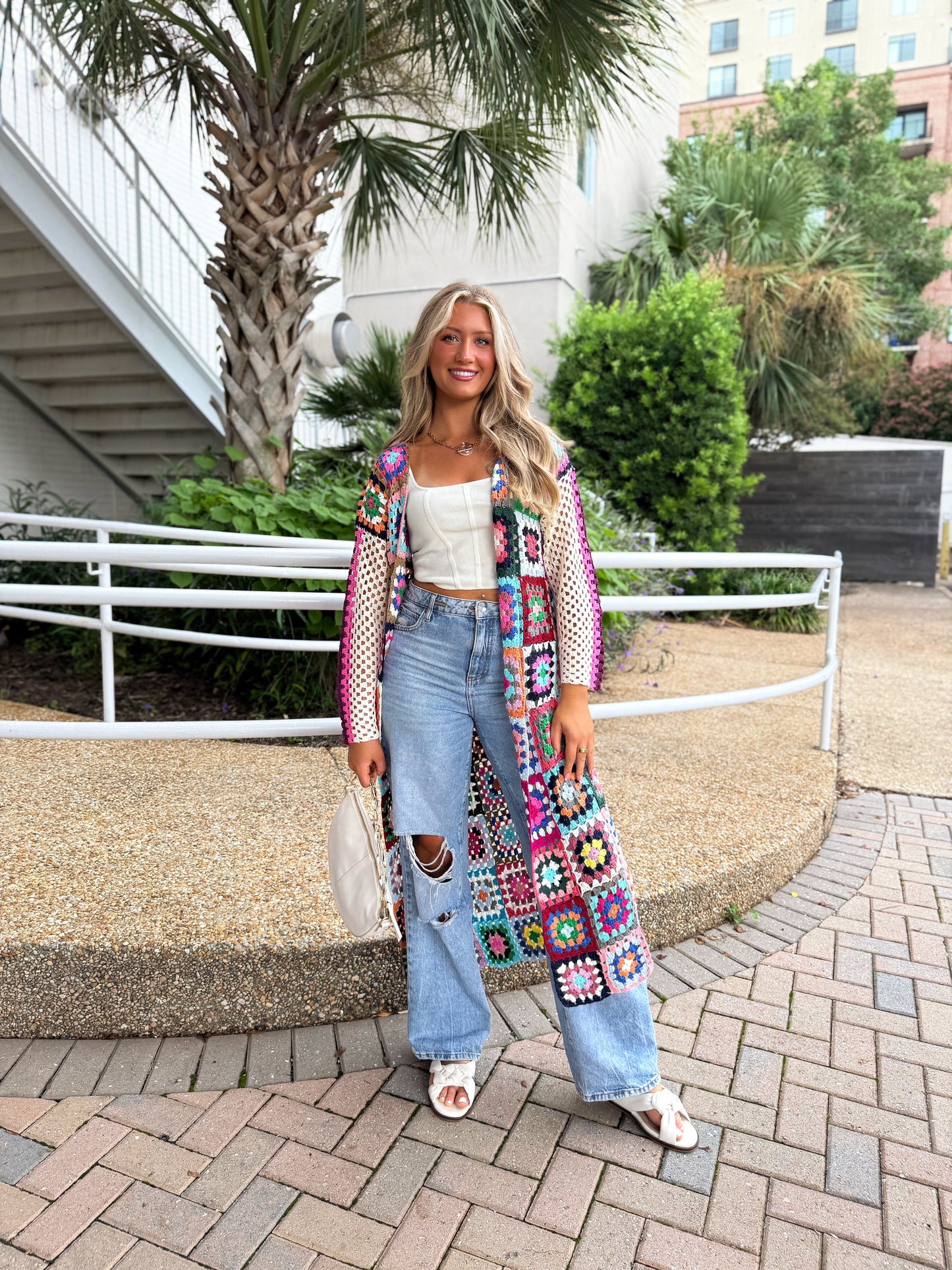 Boho Dream Crochet Duster