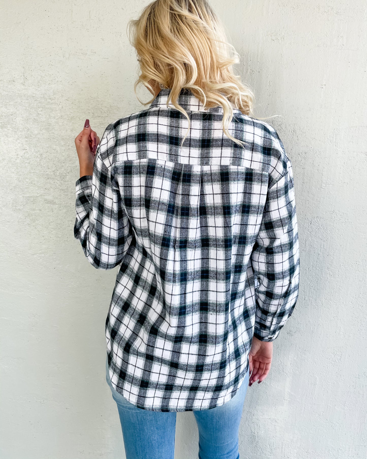 Ivy Plaid Flannel - Brooklyn's Boutique