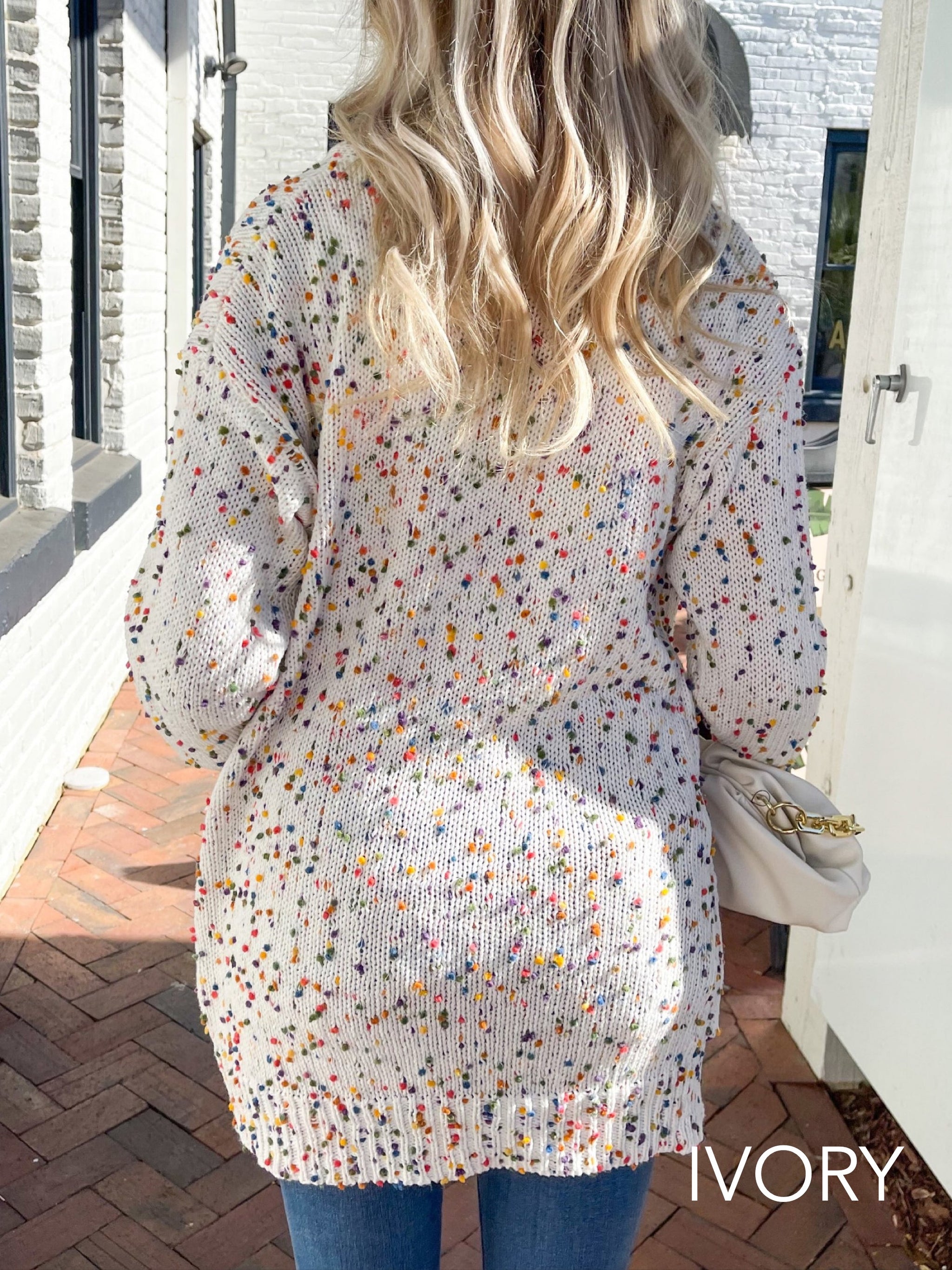 The Sunday Collective Wool Confetti Gold Cardigan main image 1